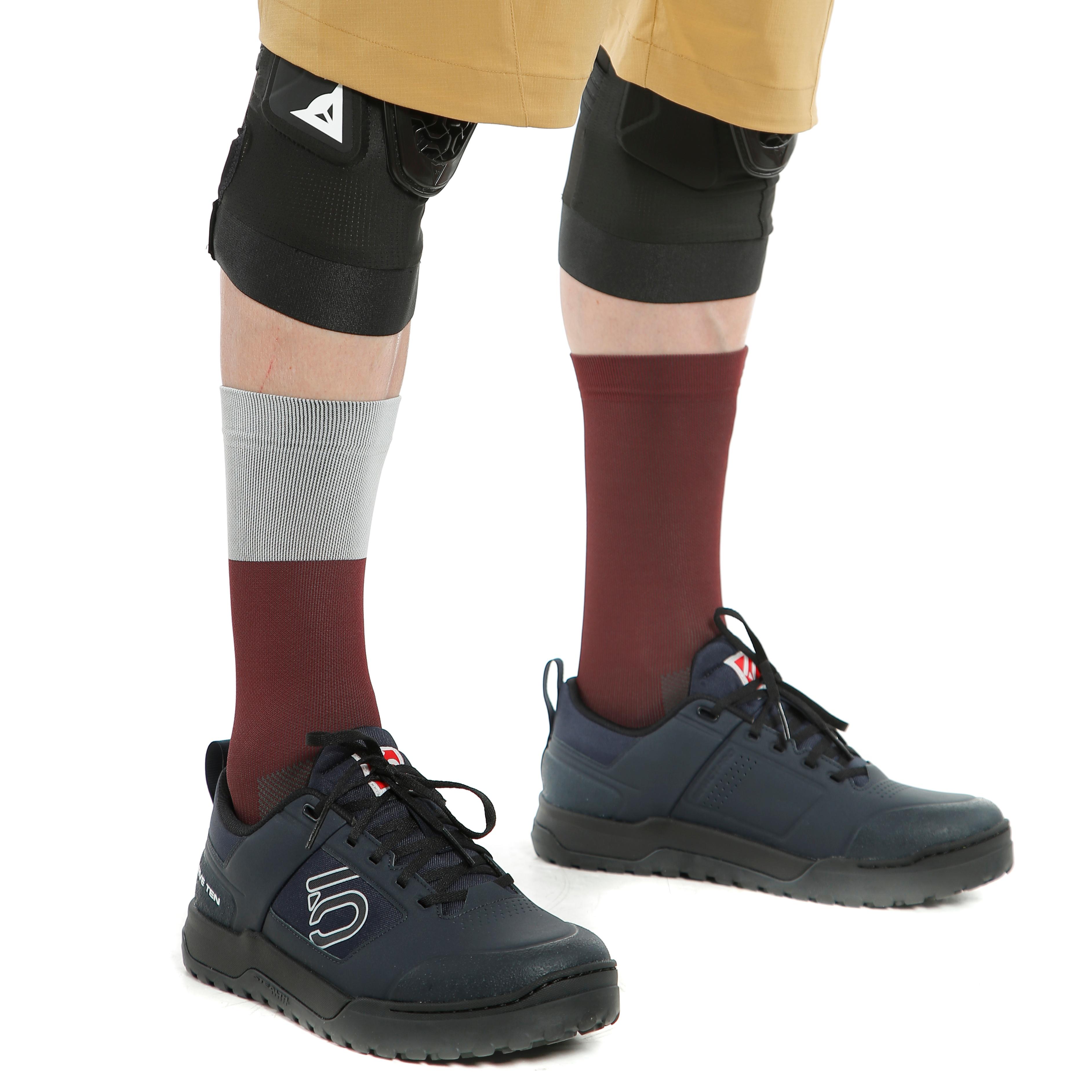 HGL GRASS - REINFORCED BIKE SOCKS - BORDEAUX - 6