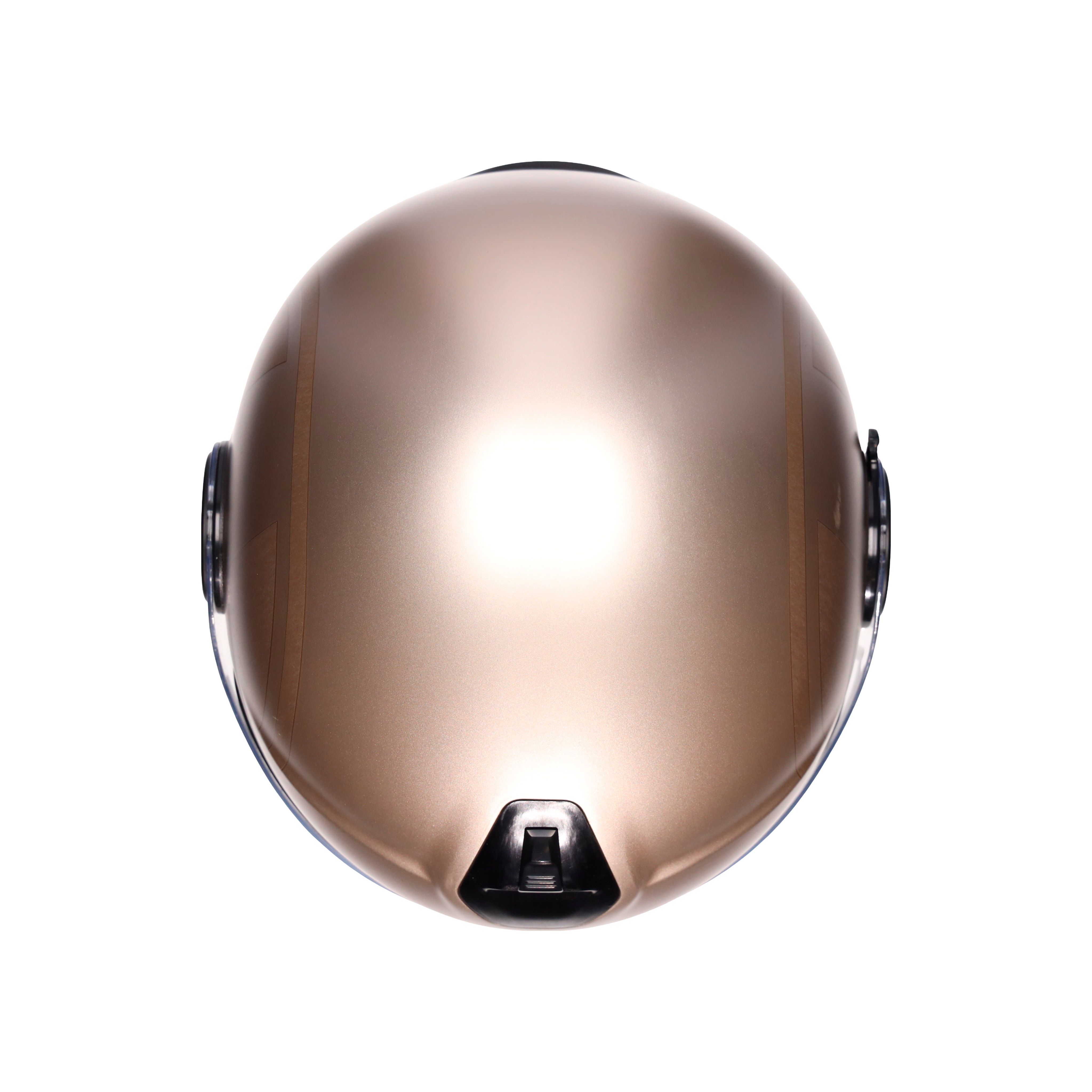 ETERES SIROLO MATT WHITE/GOLD - MOTORBIKE OPEN FACE HELMET E2206 -  - 7