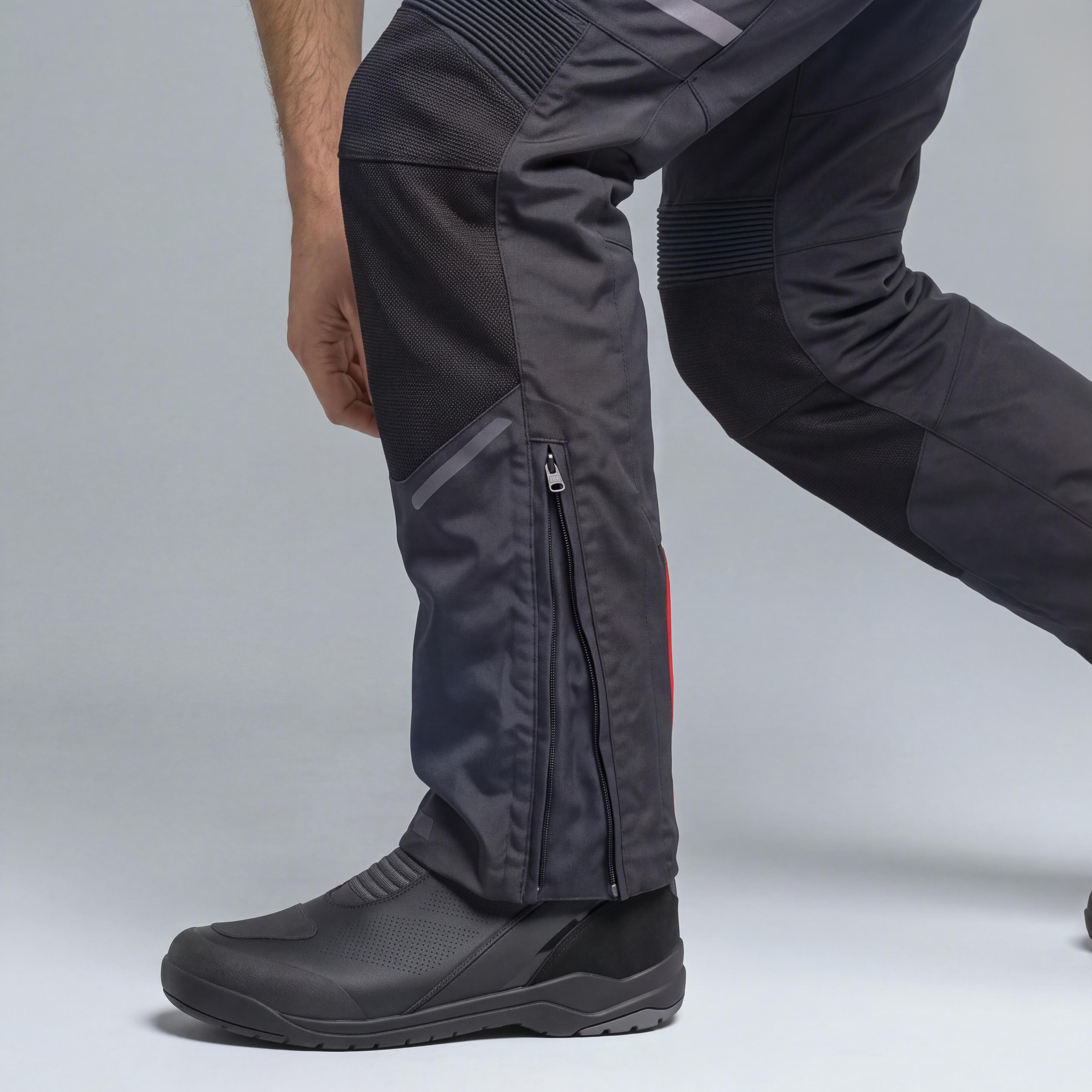 SUPER EXPEDITION - PANTALON MOTO GORE-TEX HOMME - BLACK/RED - 5