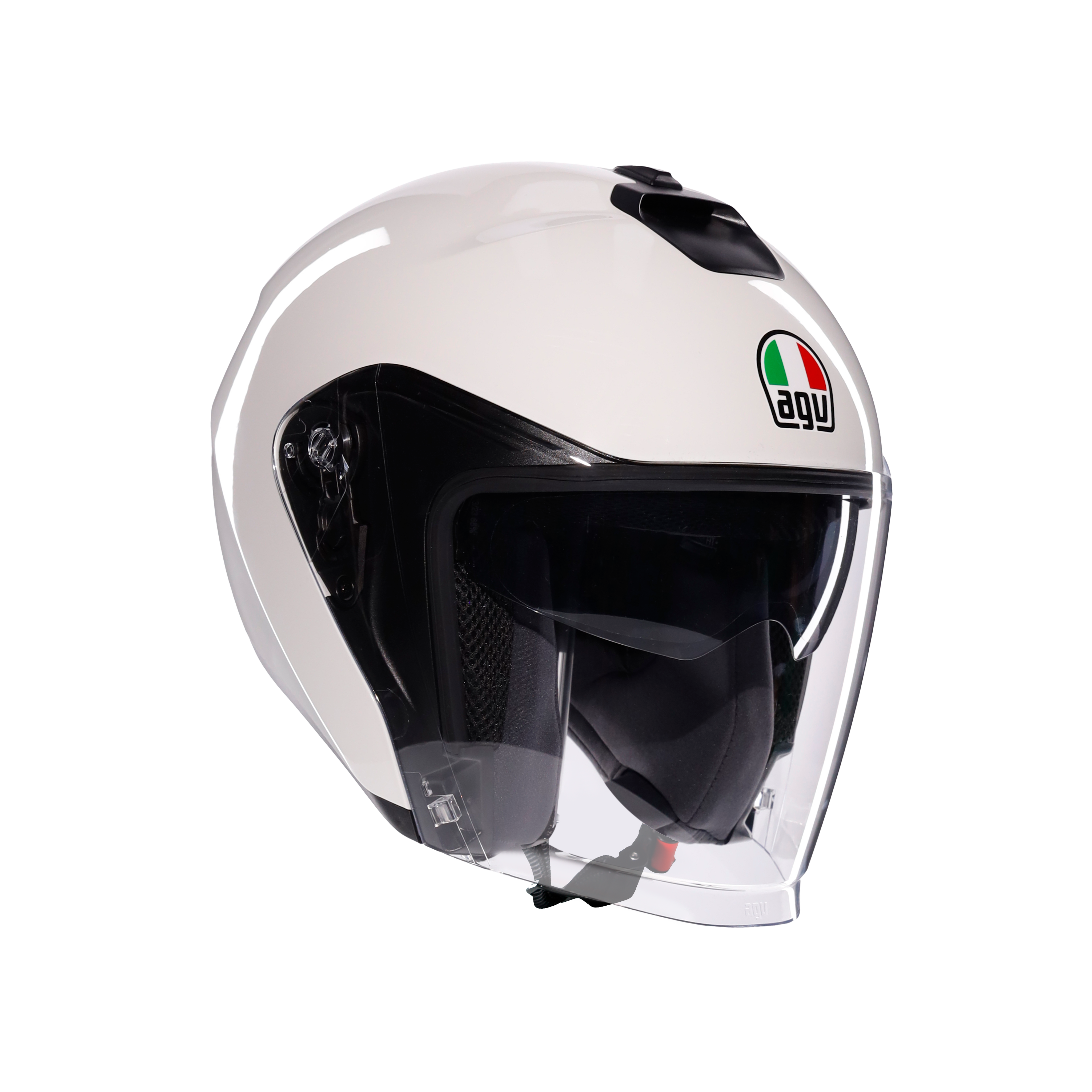 IRIDES MONO MATERIA WHITE - CASQUE MOTO JET E2206 -  - 1