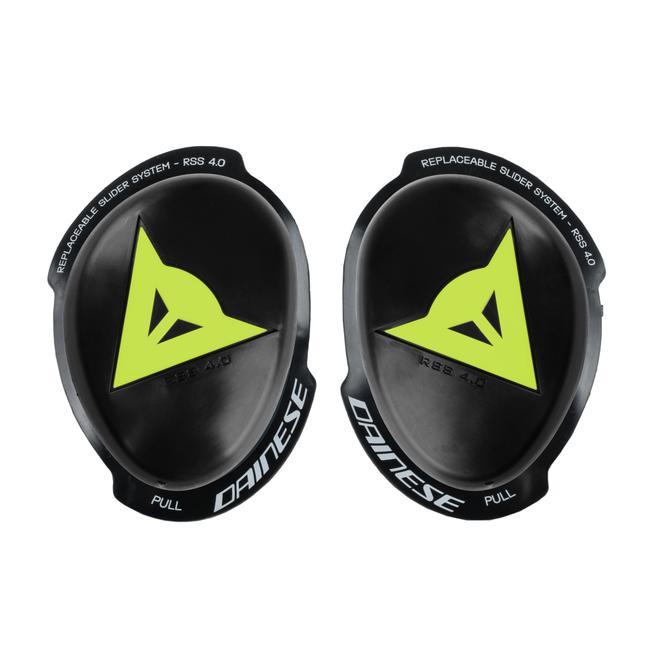 Dainese - Knee Slider Rss 4.0 - - Unisex - Black/yellow-fluo - Tu