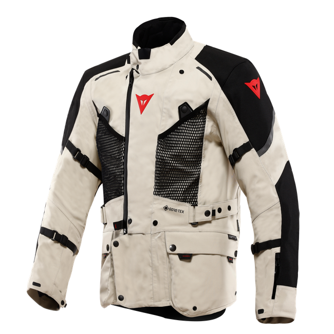 Dainese - Super Expedition - Blouson Moto Gore - Imperméables - Men - Tidal Foam/red - 50