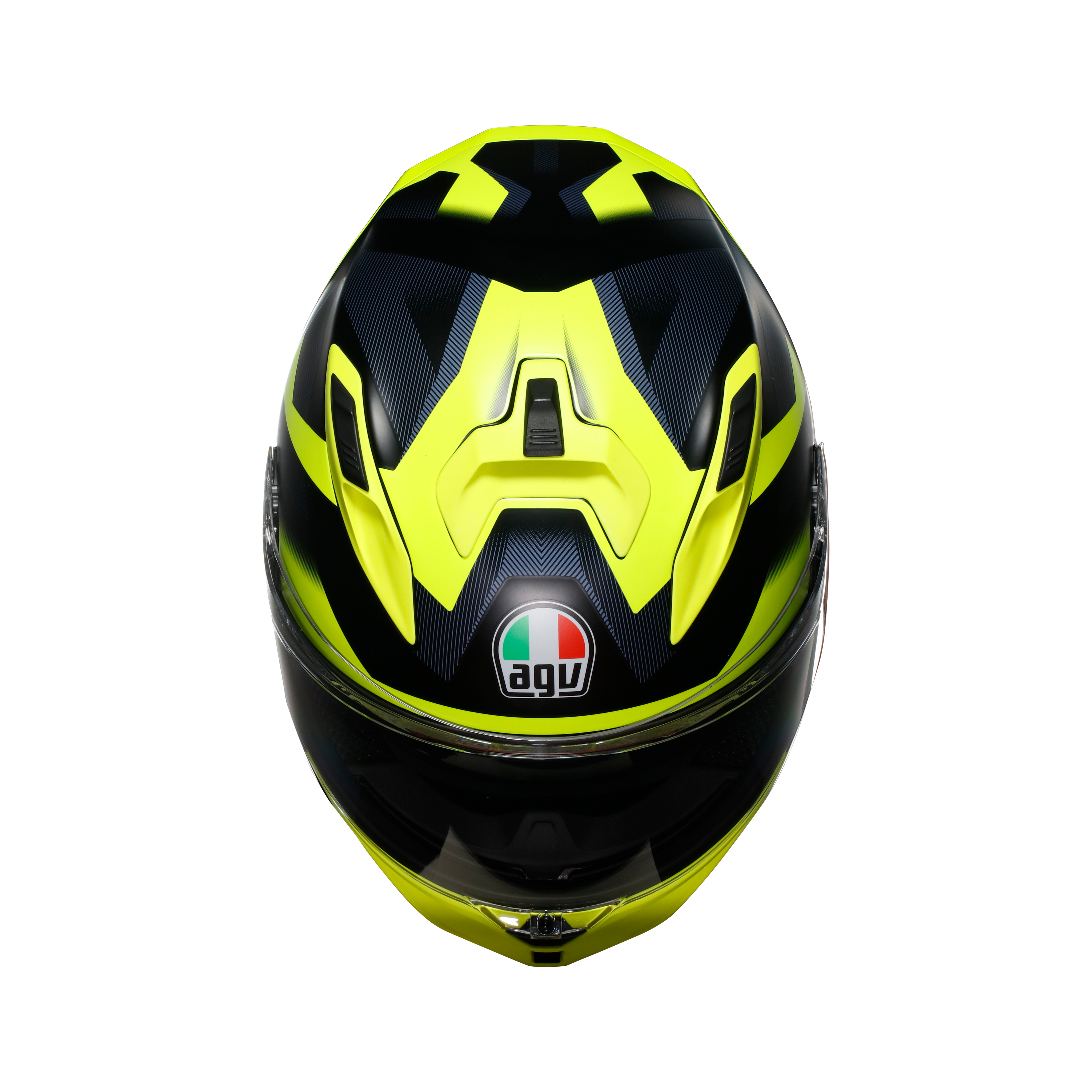 K7 MPLK GLIMPSE MATT BLACK/YELLOW FLUO - CASQUE MOTO INT&Eacute;GRAL E2206 -  - 7
