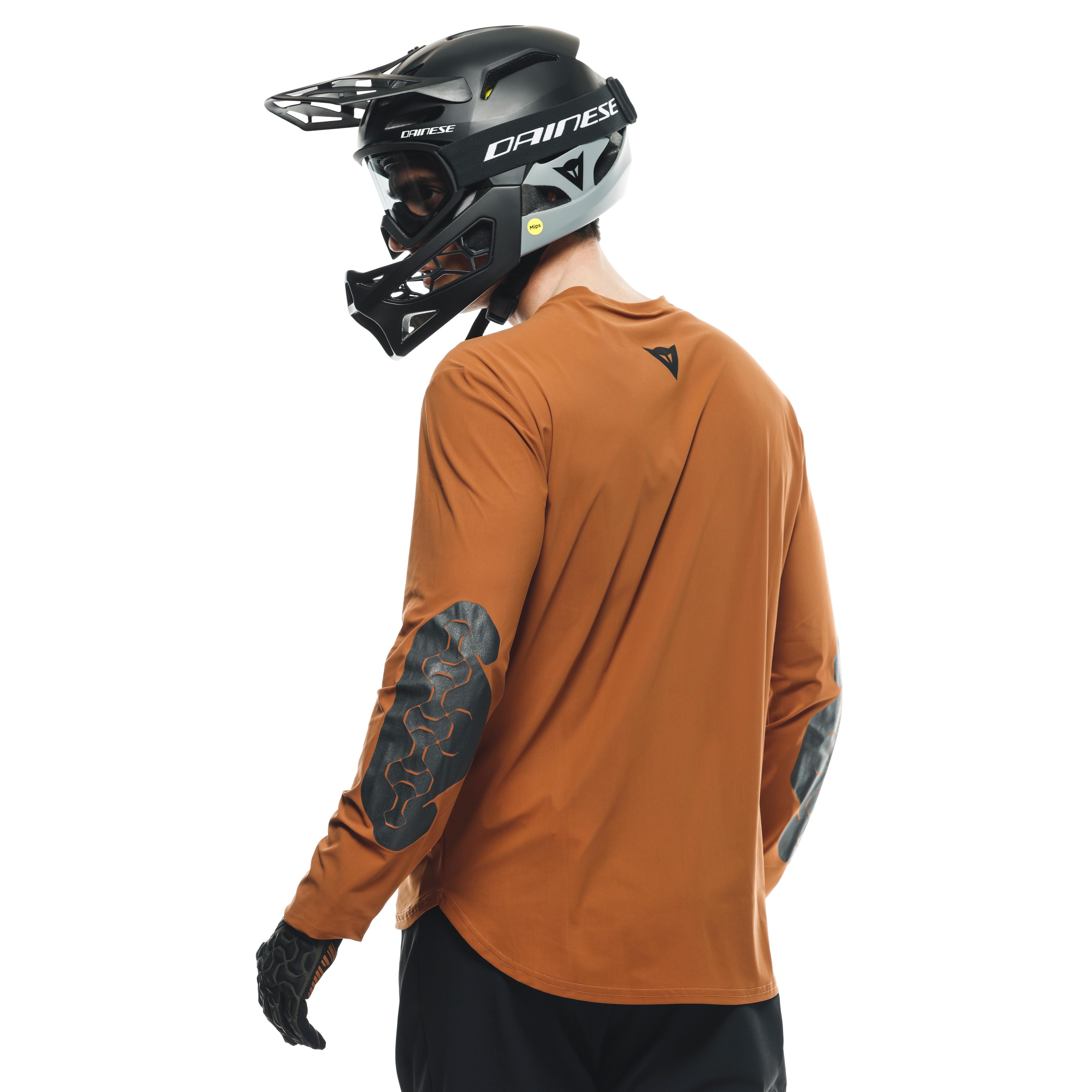 HGR JERSEY LS - MEN'S LONG SLEEVE BIKE T-SHIRT - TRAIL-BROWN - 8