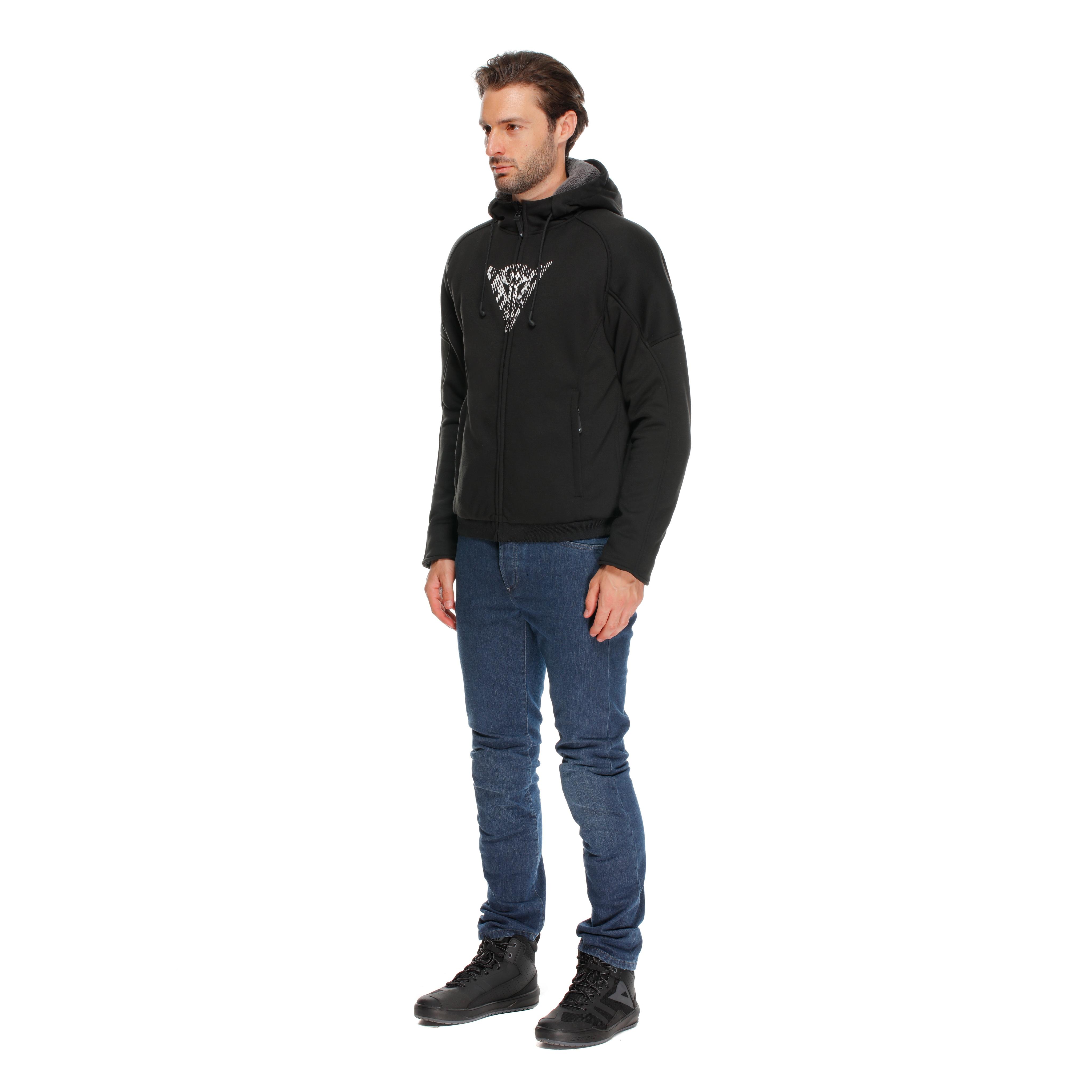 BOVISA - FELPA DA MOTO CON PROTEZIONI UOMO - BLACK/WHITE - 11