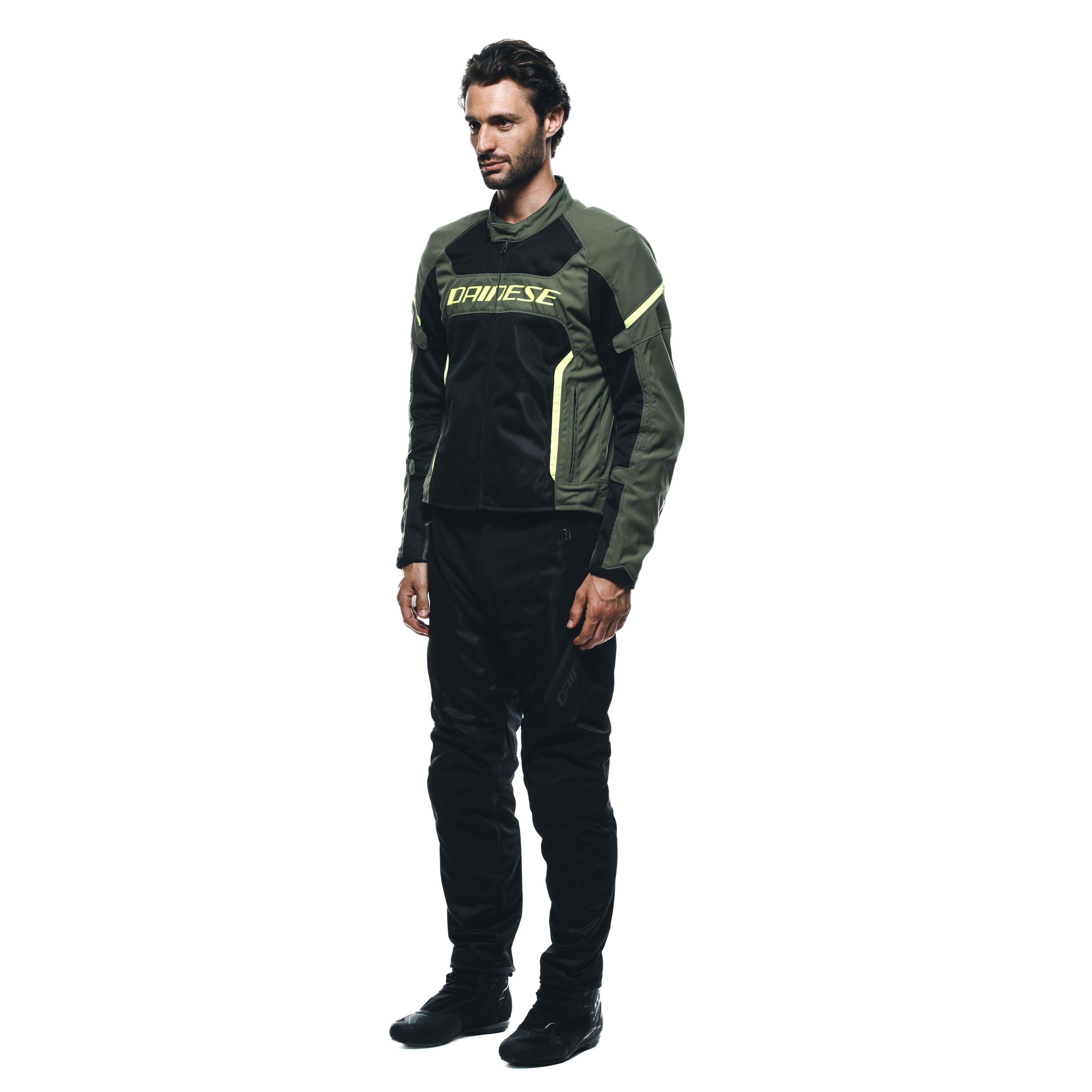 DRAKE 2 SUPER AIR - MEN'S SUMMER MOTORCYCLE PANTS IN FABRIC - BLACK/BLACK - 4