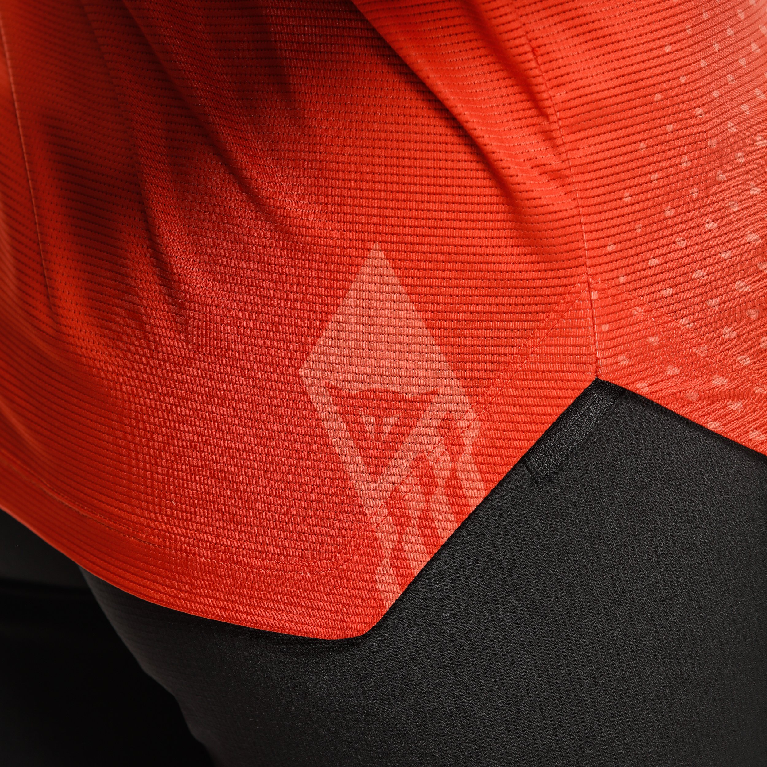 HG AER JERSEY LS -MAILLOT DE V&Eacute;LO MANCHES COURTES POUR FEMME - RED - 9