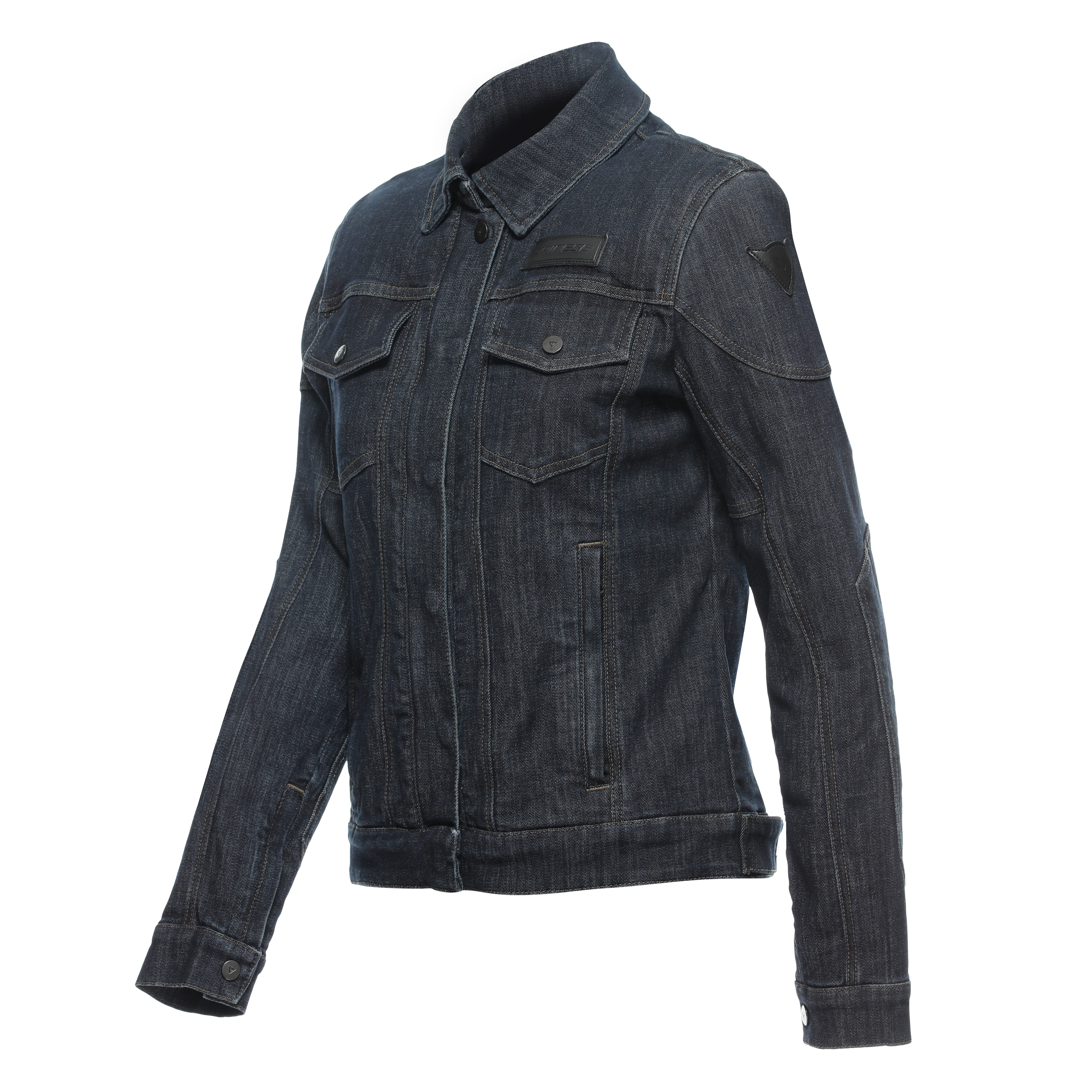 DENIM TEX - WOMEN'S MOTORCYCLE JACKET IN FABRIC - BLUE - 1