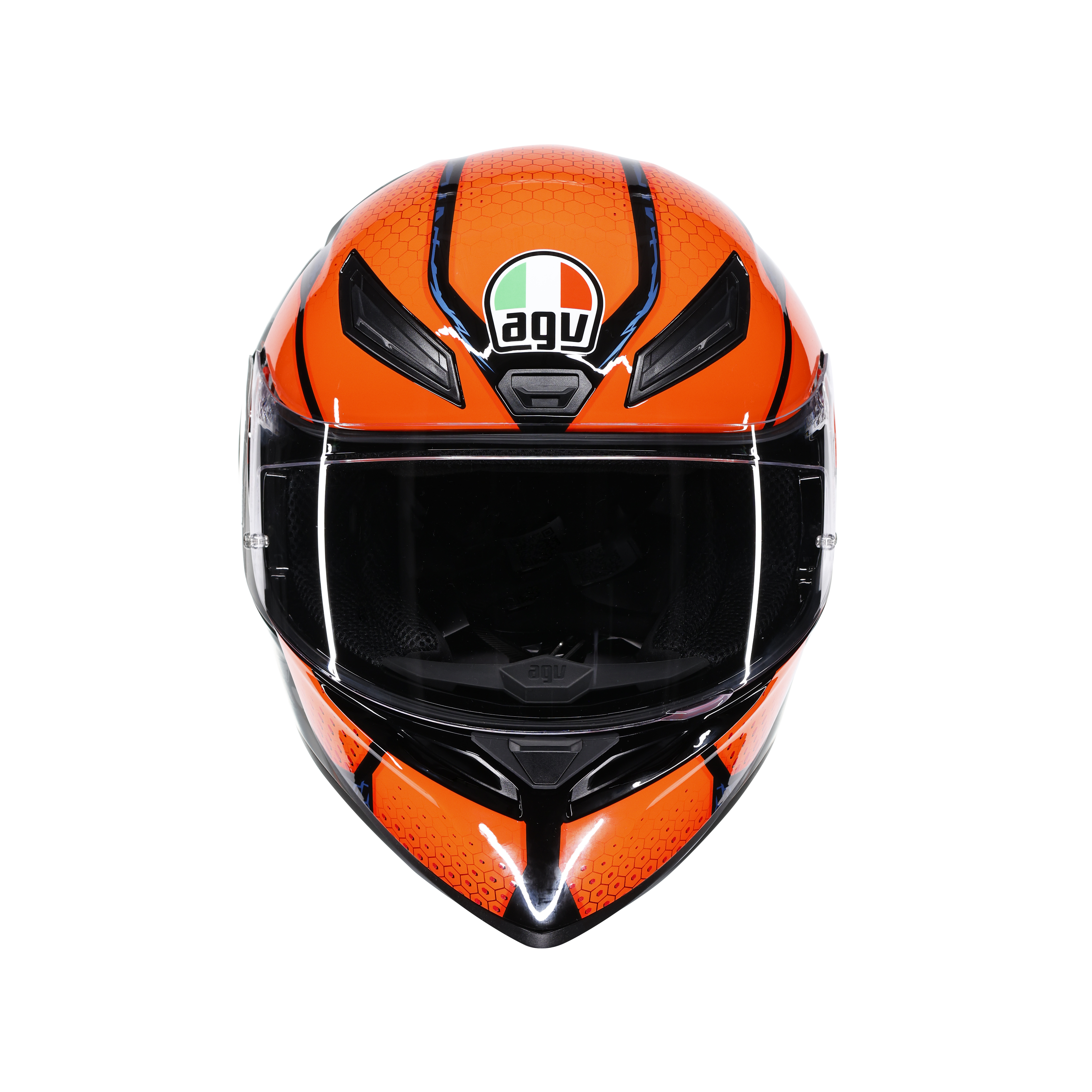 K1 S SPEEDARMOR BLACK/ORANGE/BLUE - CASQUE MOTO INT&Eacute;GRAL E2206 -  - 2