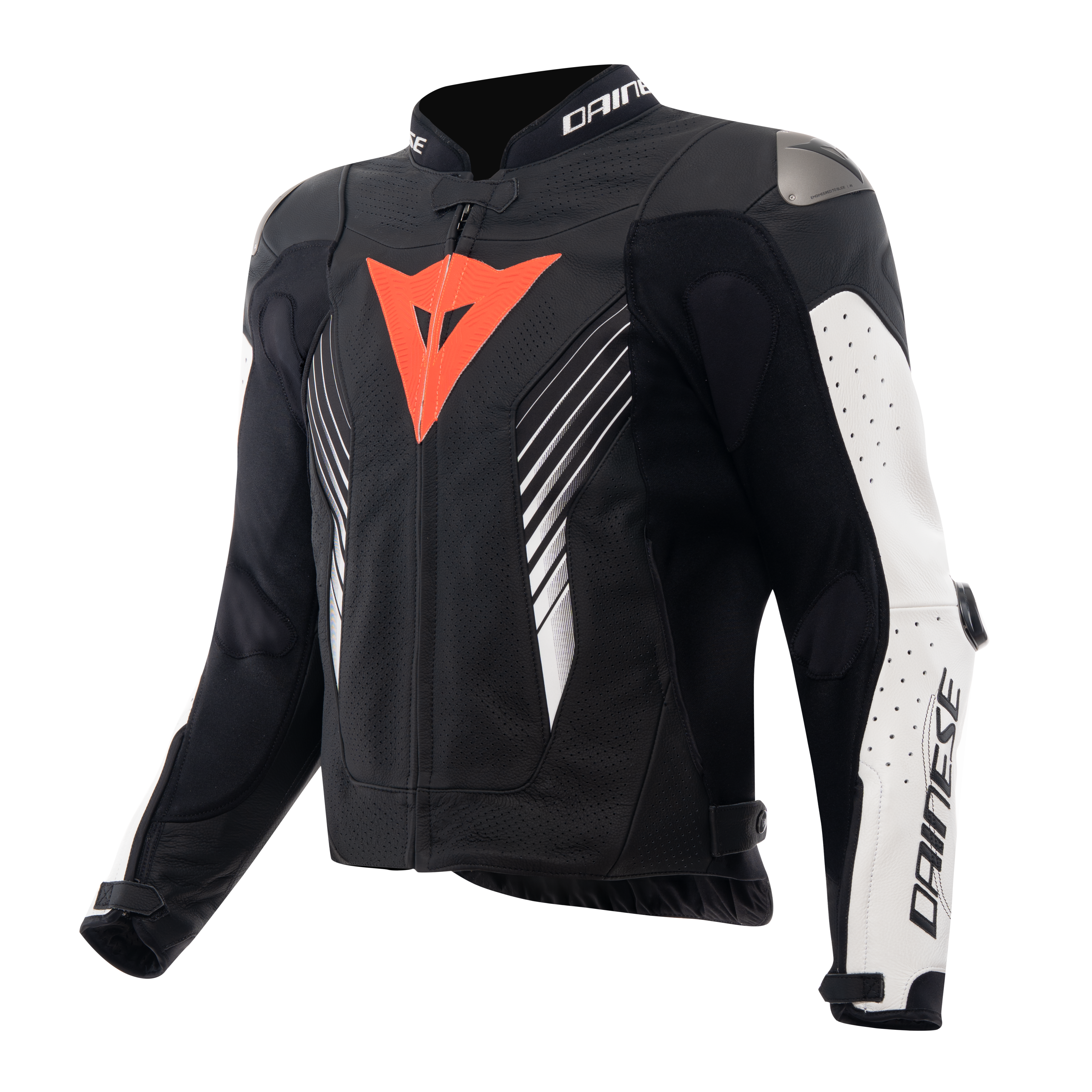 BLACK/WHITE/RED-FLUO