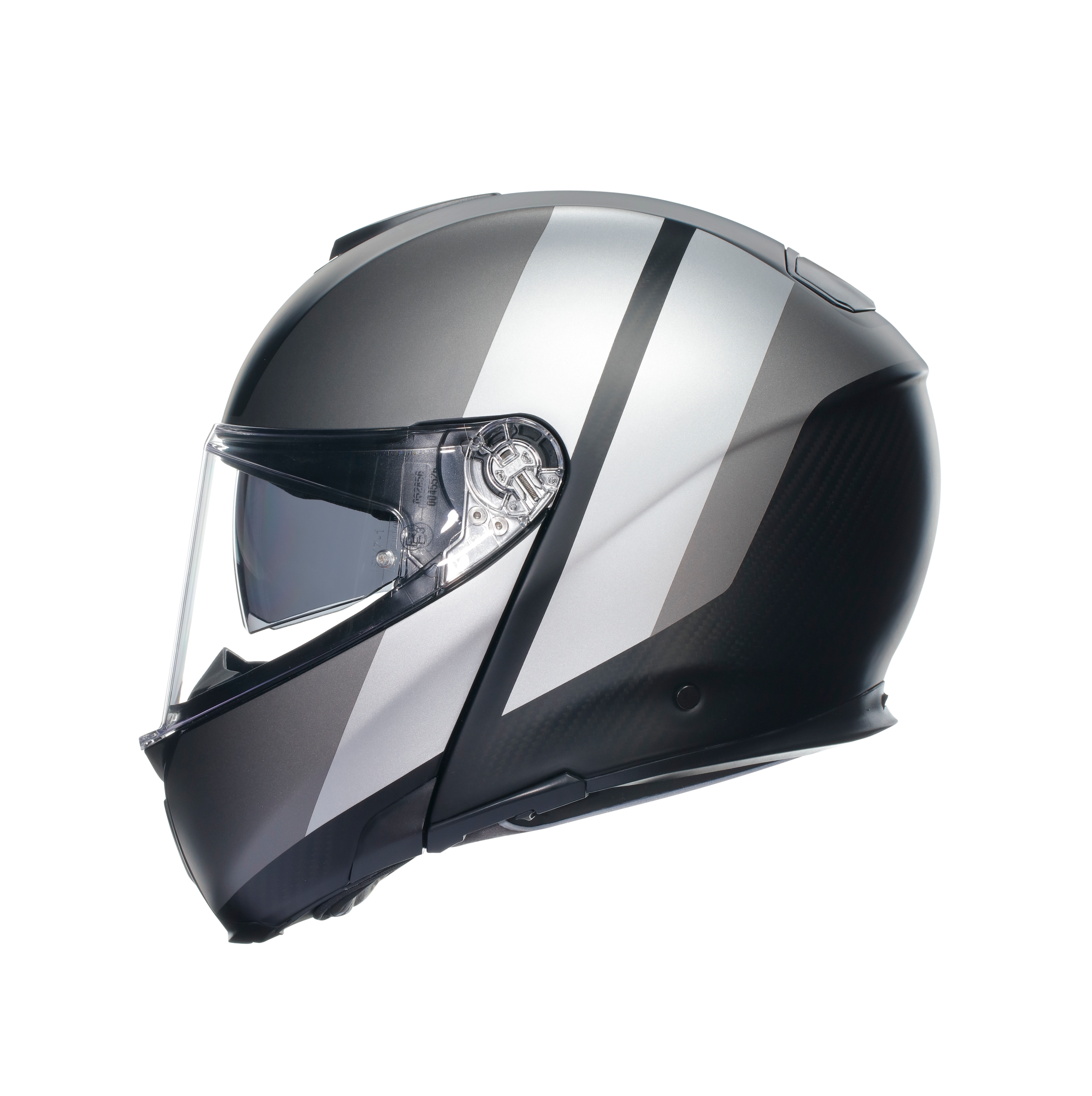 SPORTMODULAR OVERLAY MATT DOUBLE GREY - CASQUE MOTO MODULAIRE E2205 -  - 2