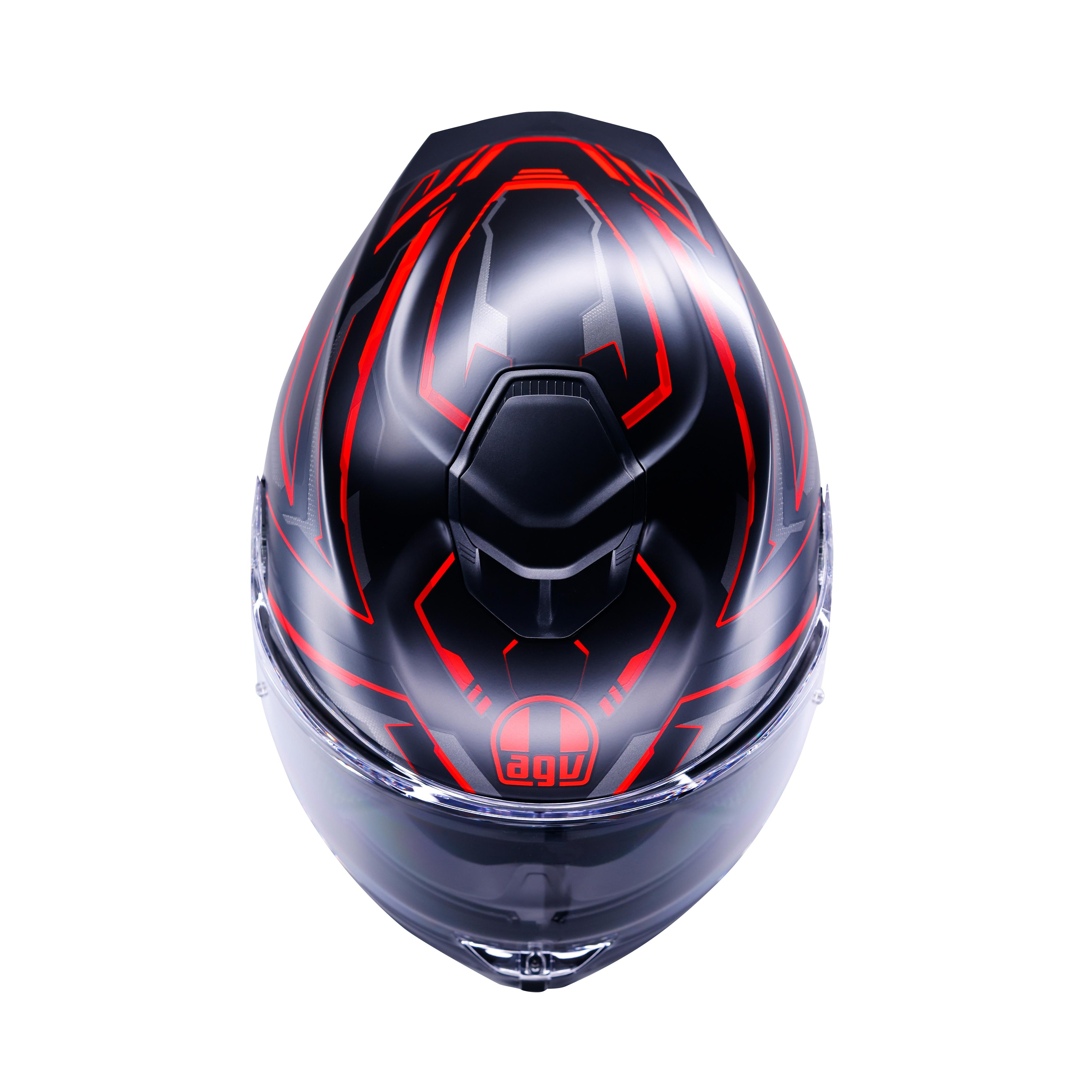 K5 ASTRALIX MATT BLACK/RED - FULL-FACE MOTORCYCLE HELMET E2206 -  - 5