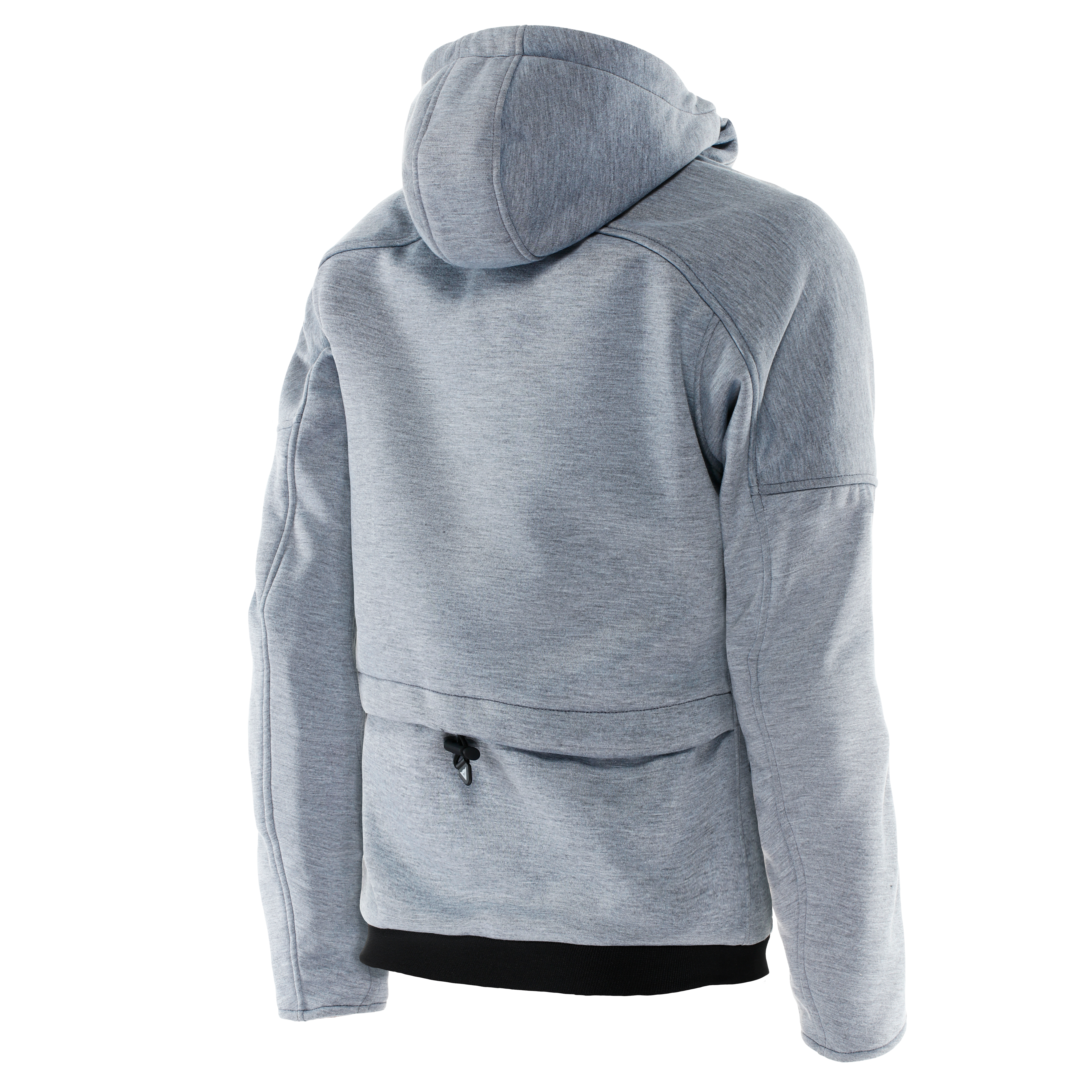 DAEMON-X - SWEAT &Agrave; CAPUCHE DE MOTO AVEC PROTECTIONS FEMME - GREY-MELANGE - 2