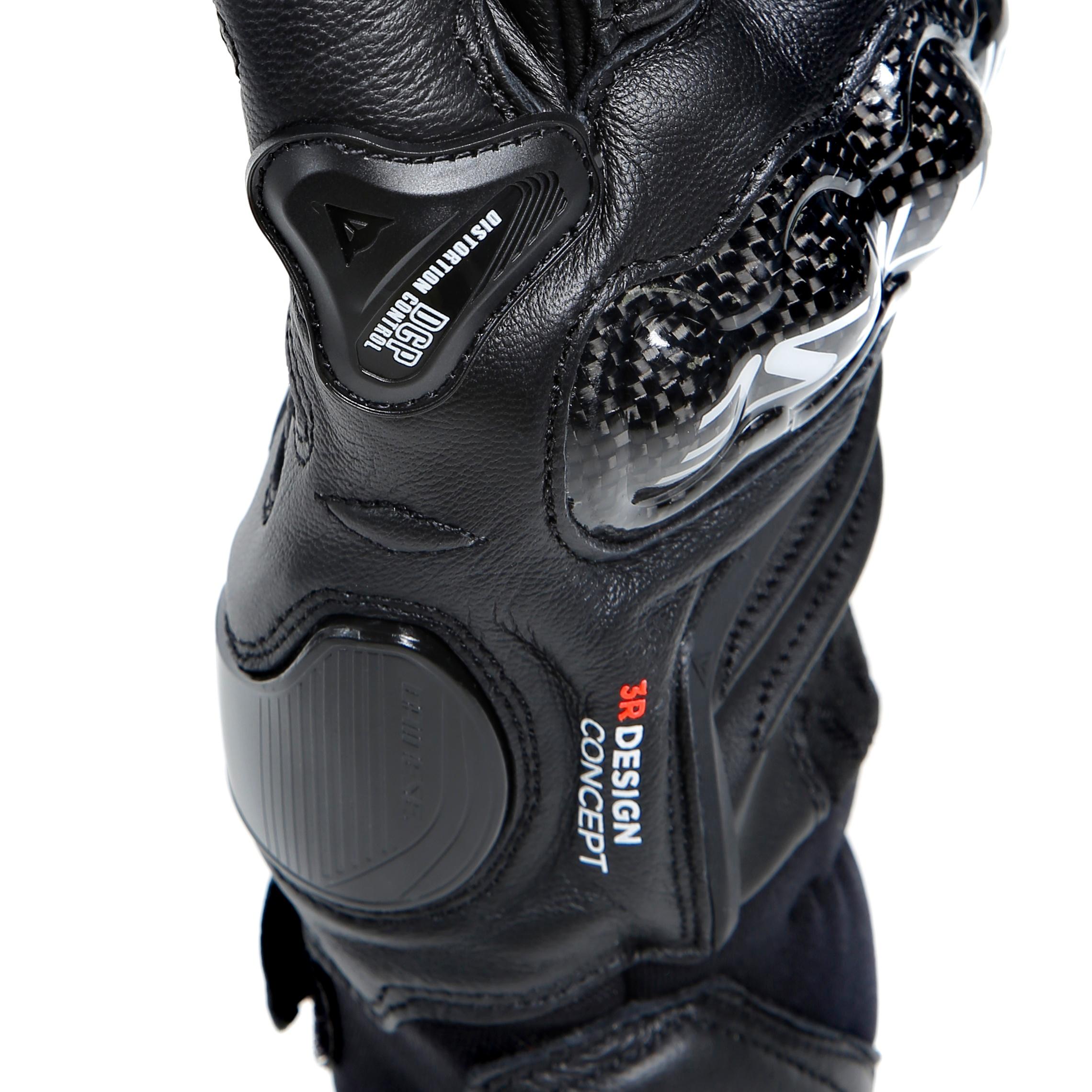 CARBON 4 - GUANTI MOTO CORTI IN PELLE UOMO - BLACK/BLACK - 11