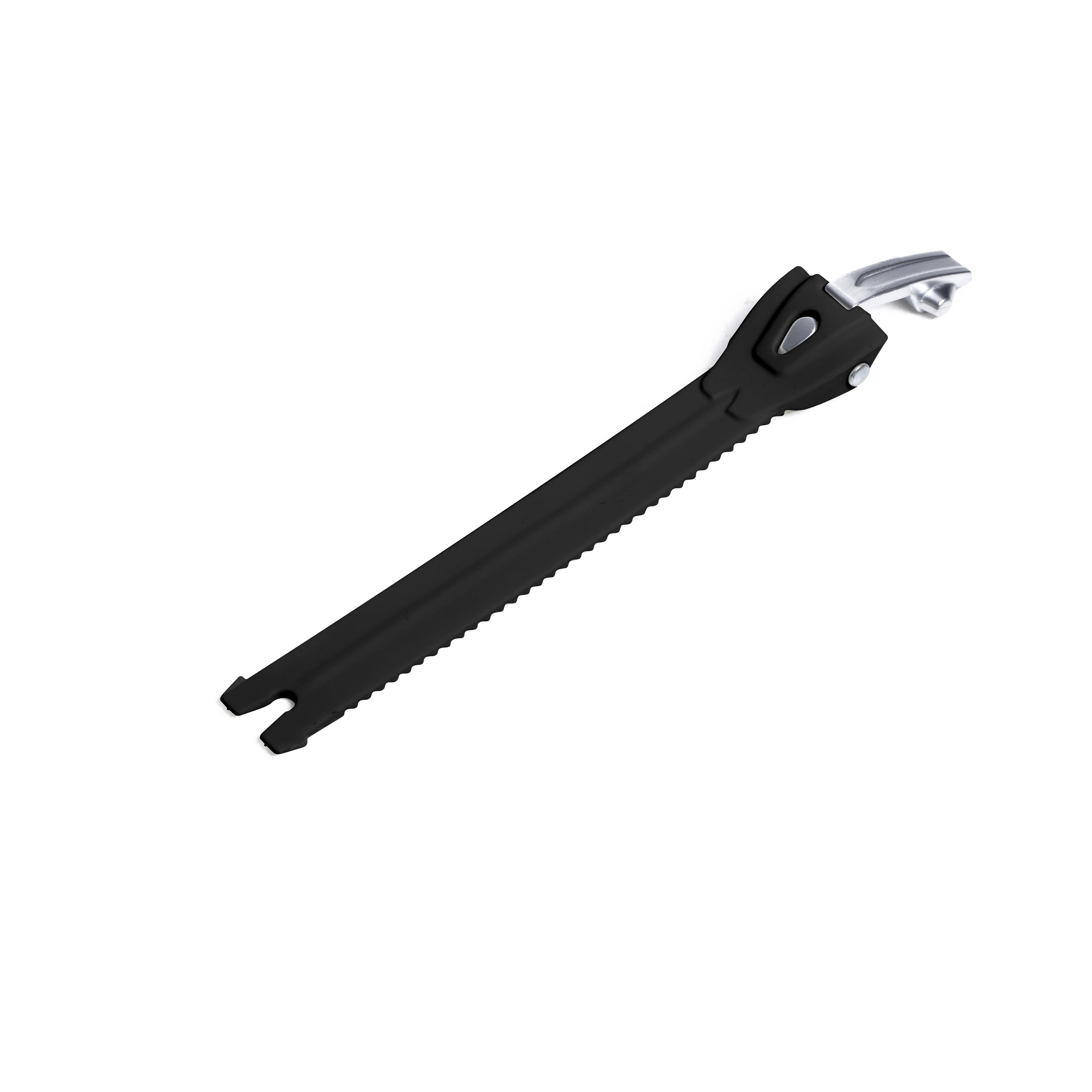BANDE DE FERMETURE AVEC TIRANT  EN ALUMINIUM L cm17 POUR COMP EVO 2/X-HELIUM - NOIR/ARGENT -  - 1