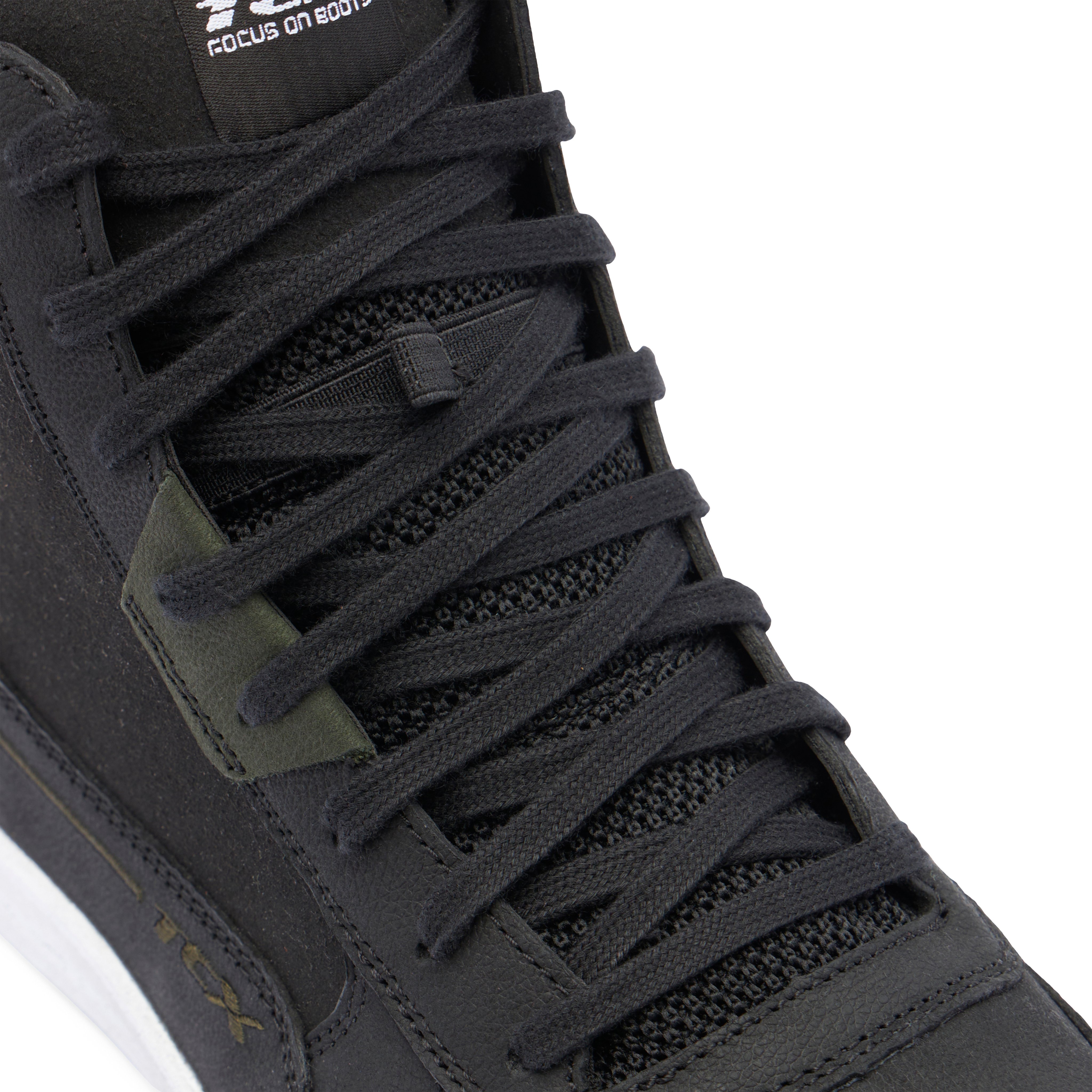 MOOD 2 GORE-TEX&reg; MEN'S WATERPROOF MOTORCYCLE SHOES - BLACK/WHITE/GREEN -  - 4