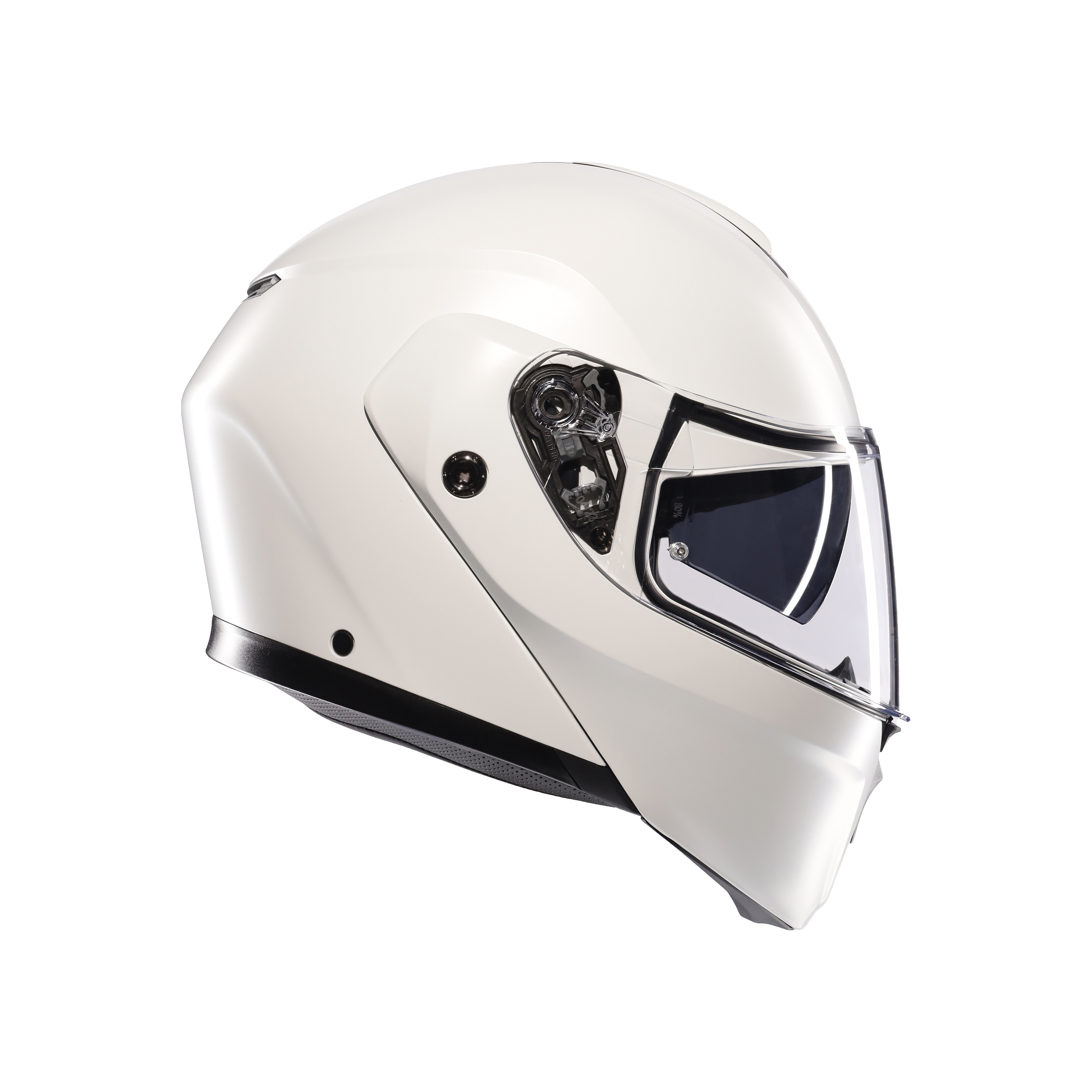 STREETMODULAR MONO MATT BLACK MATERIA WHITE - CASQUE MOTO MODULAIRE E2206 -  - 3