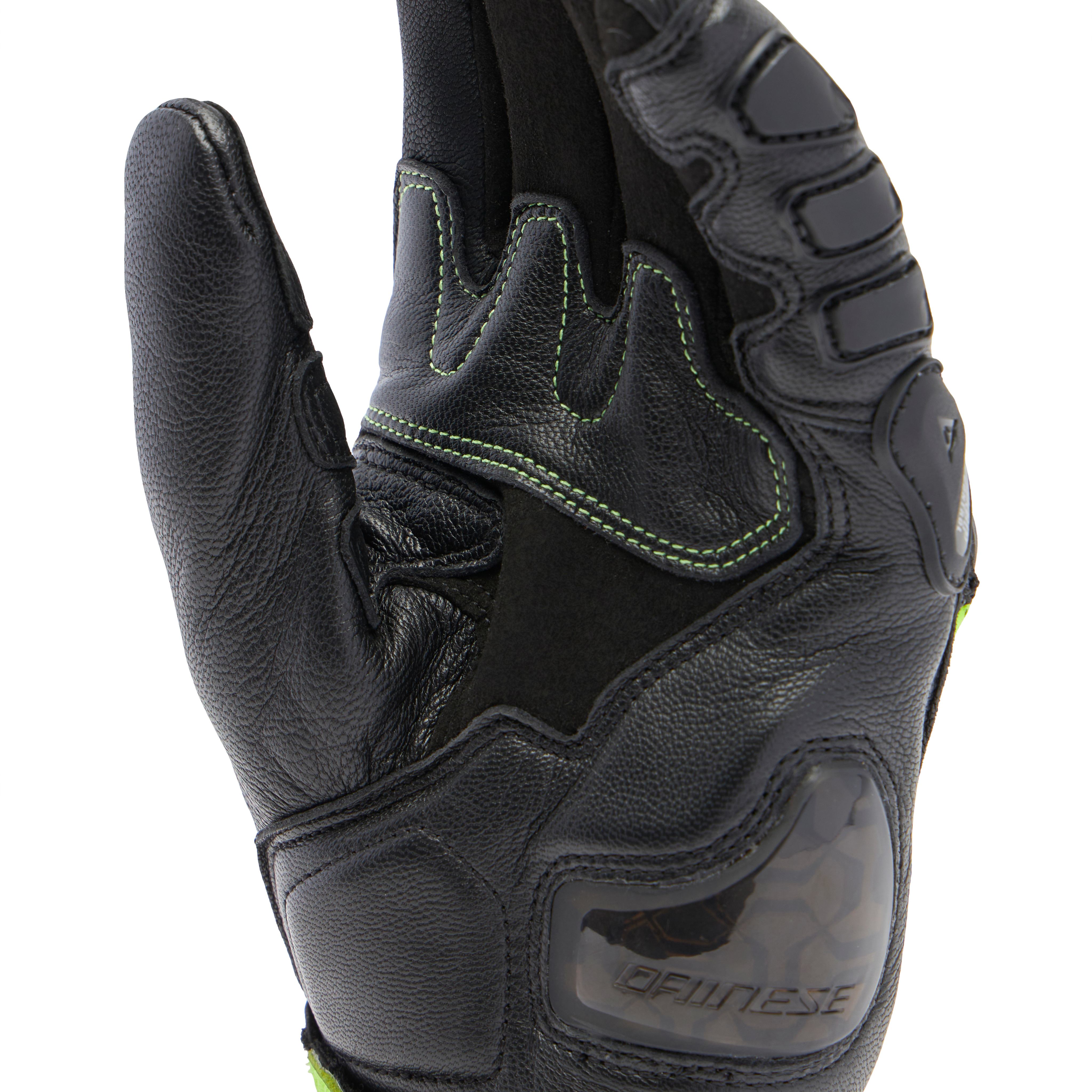 X-RIDE 2 ERGO-TEK - MEN'S MOTORCYCLE GLOVES - BLACK/YELLOW-FLUO - 9
