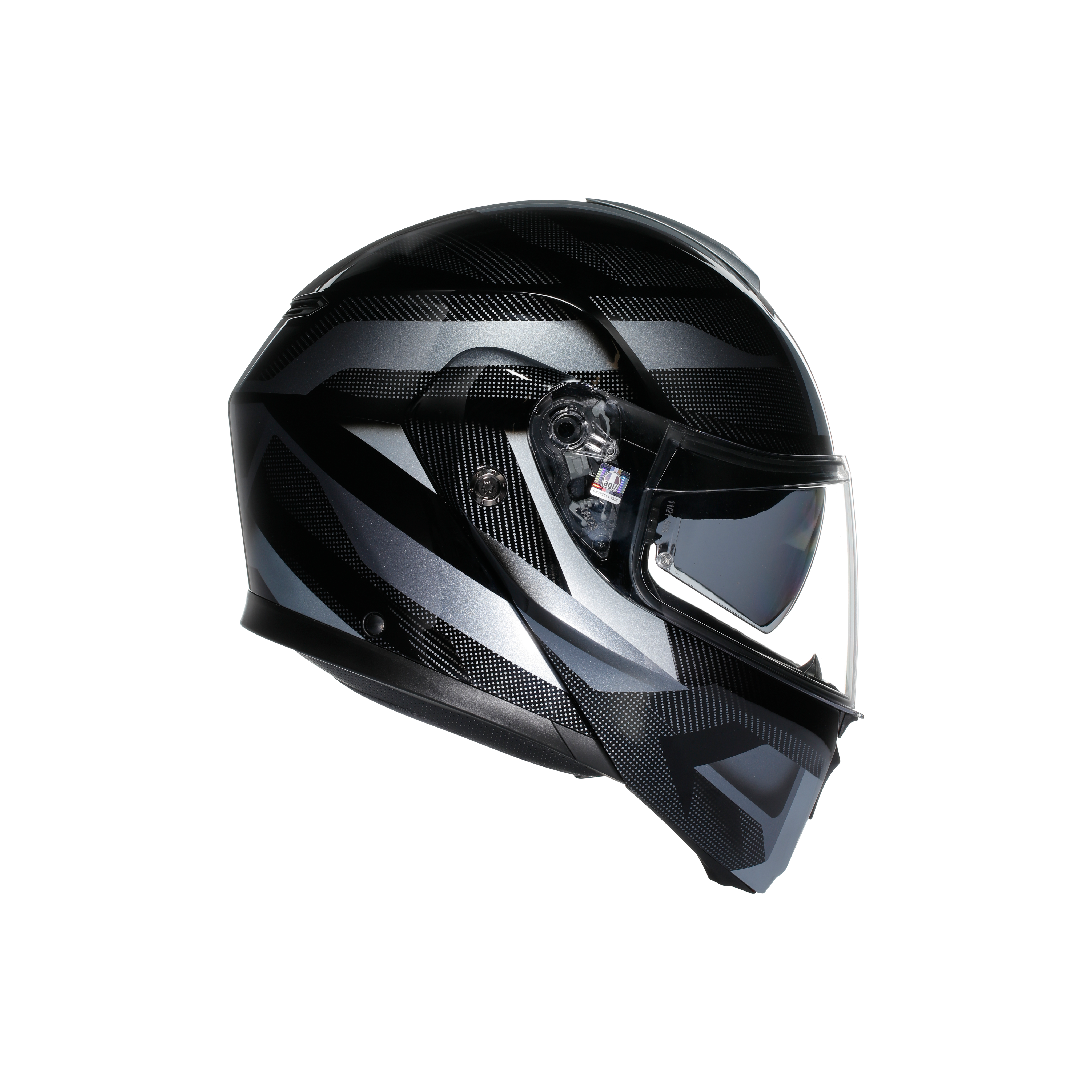 STREETMODULAR LEDRO MATT BLACK/GREY - CASQUE MOTO MODULAIRE E2206 -  - 3