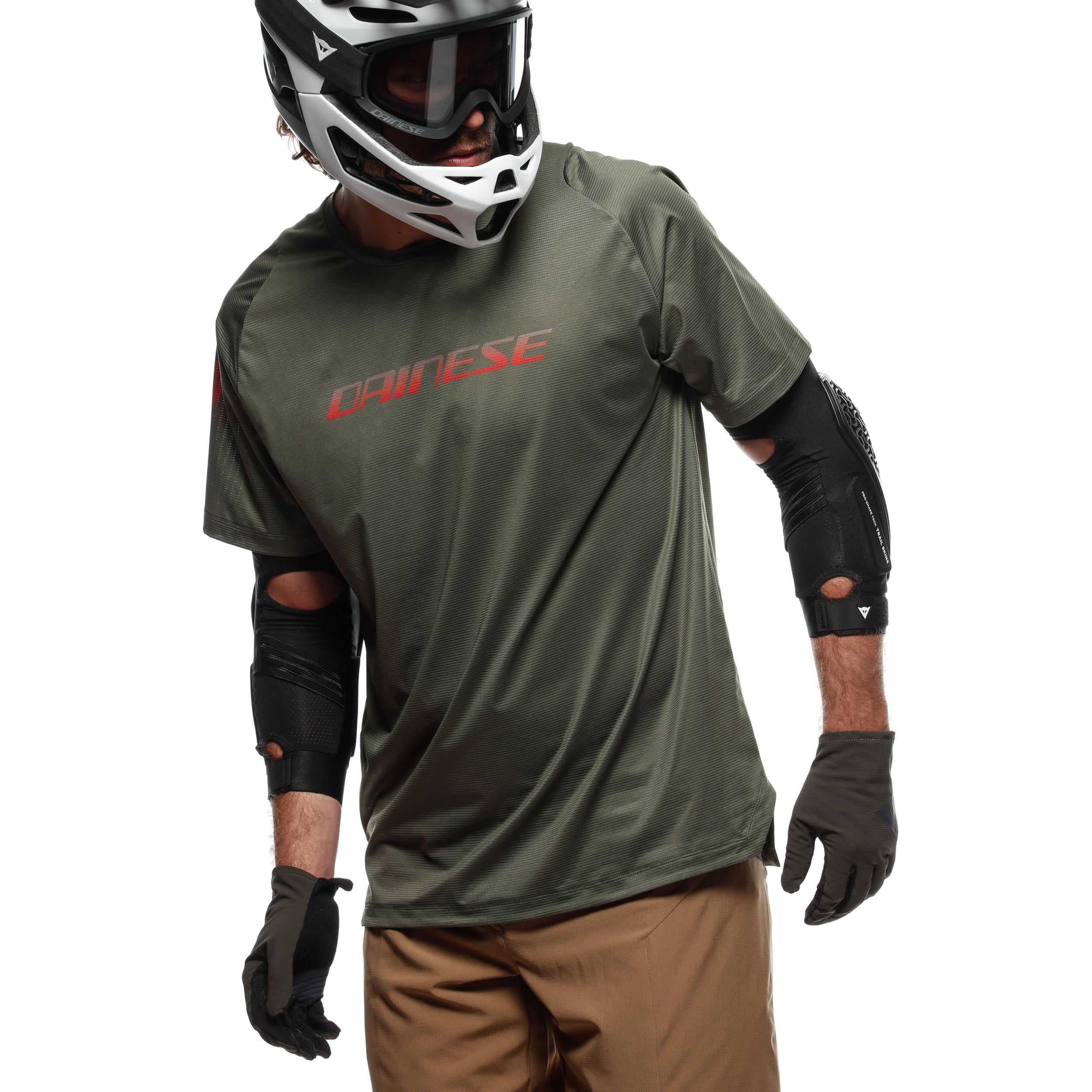HG AER JERSEY SS - HERREN KURZARM-BIKE-SHIRT - GREEN/RED - 4