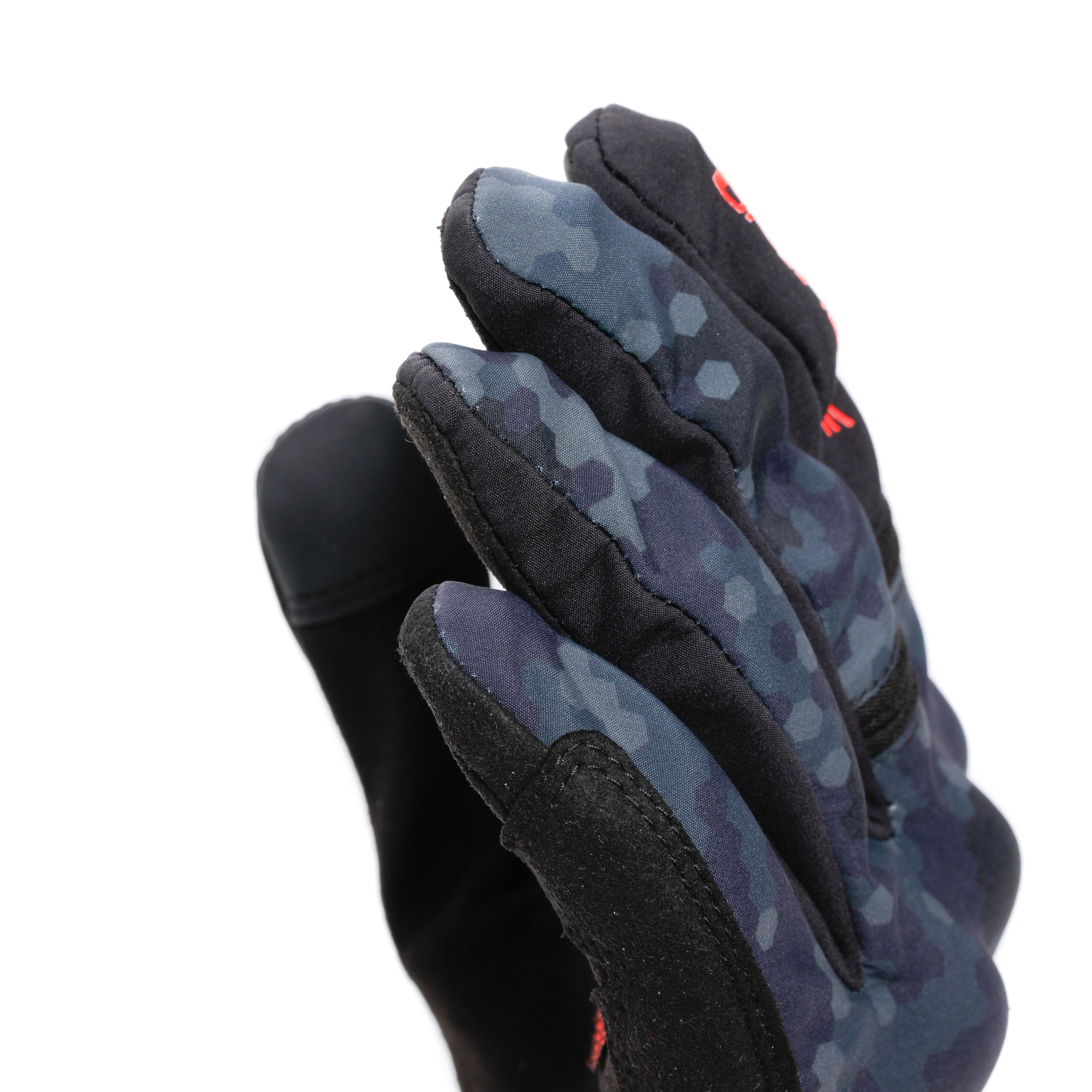INTREPYD - GUANTI MOTO IN TESSUTO - BLACK/GREY-CAMO - 9