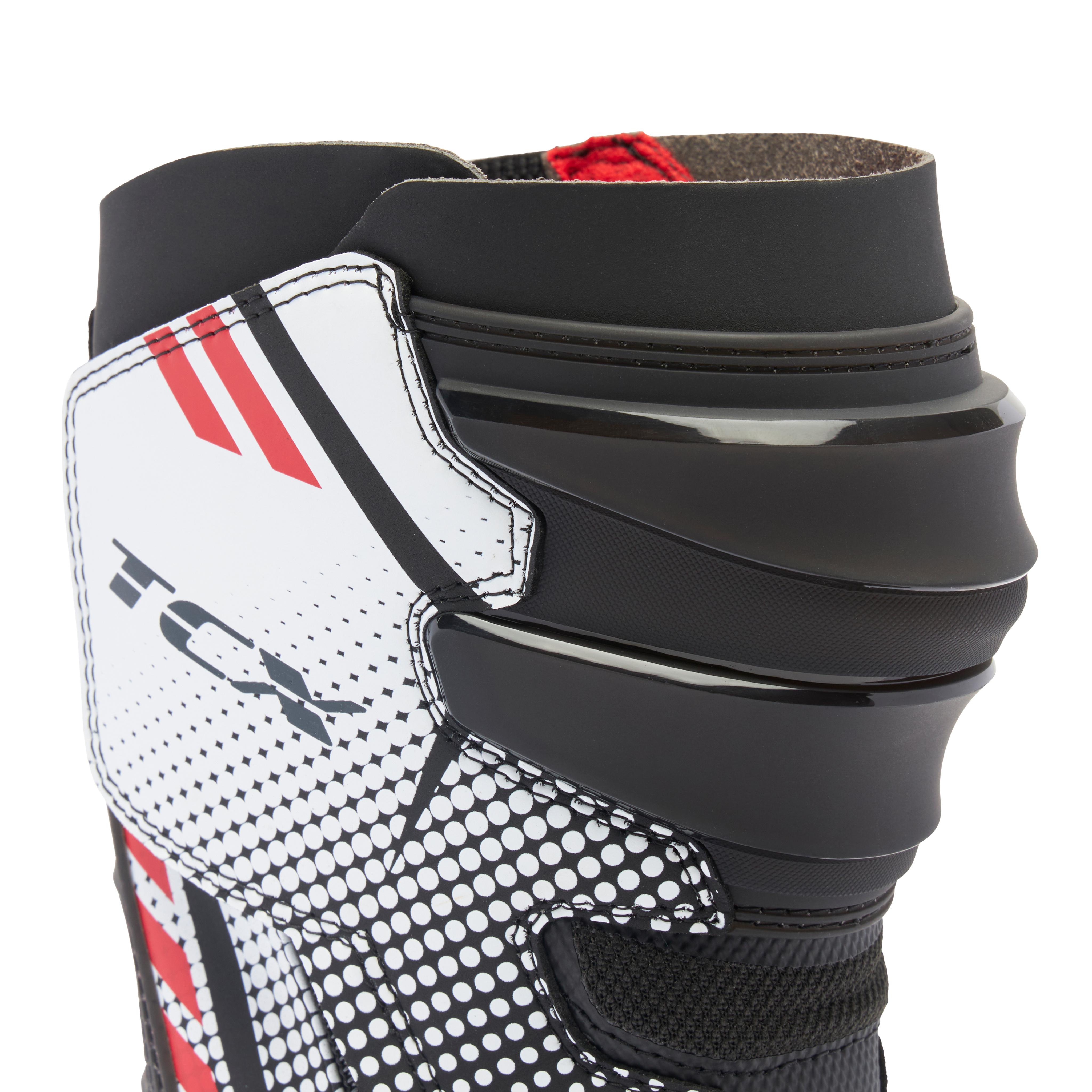 S-TR1 AIR SPORT MOTORCYCLE BOOTS MEN - BLACK/WHITE/RED -  - 7