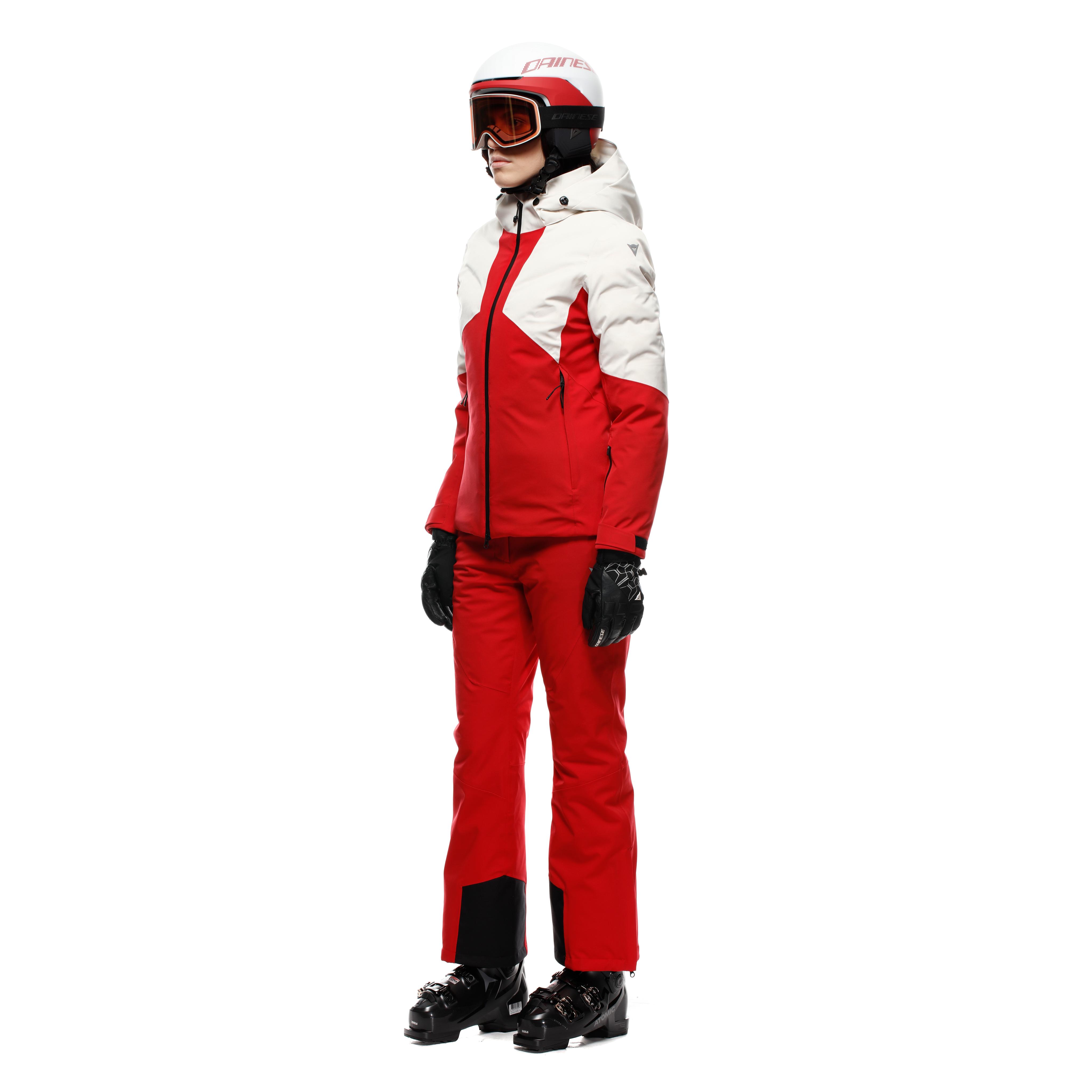 ZIVES AEROSENSE-DRY - VESTE DE SKI FEMME - LILY WHITE/RACING RED - 4