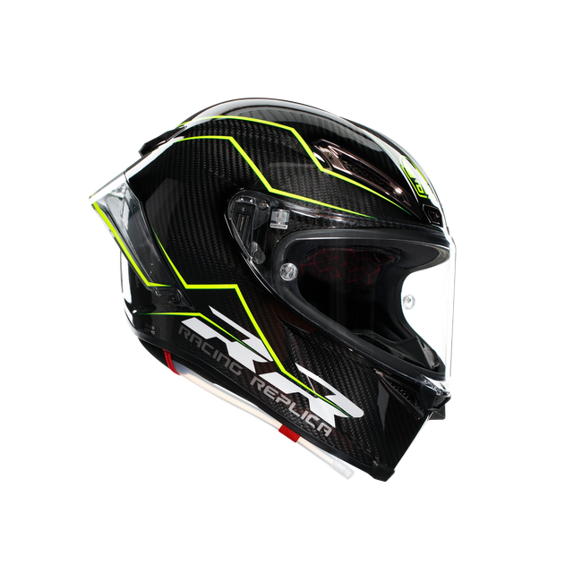 Agv Unisex Performante Carbon/Lime - Pista Gp Rr - Motorbike Full Face Helmet E2206 Dot, Size: S