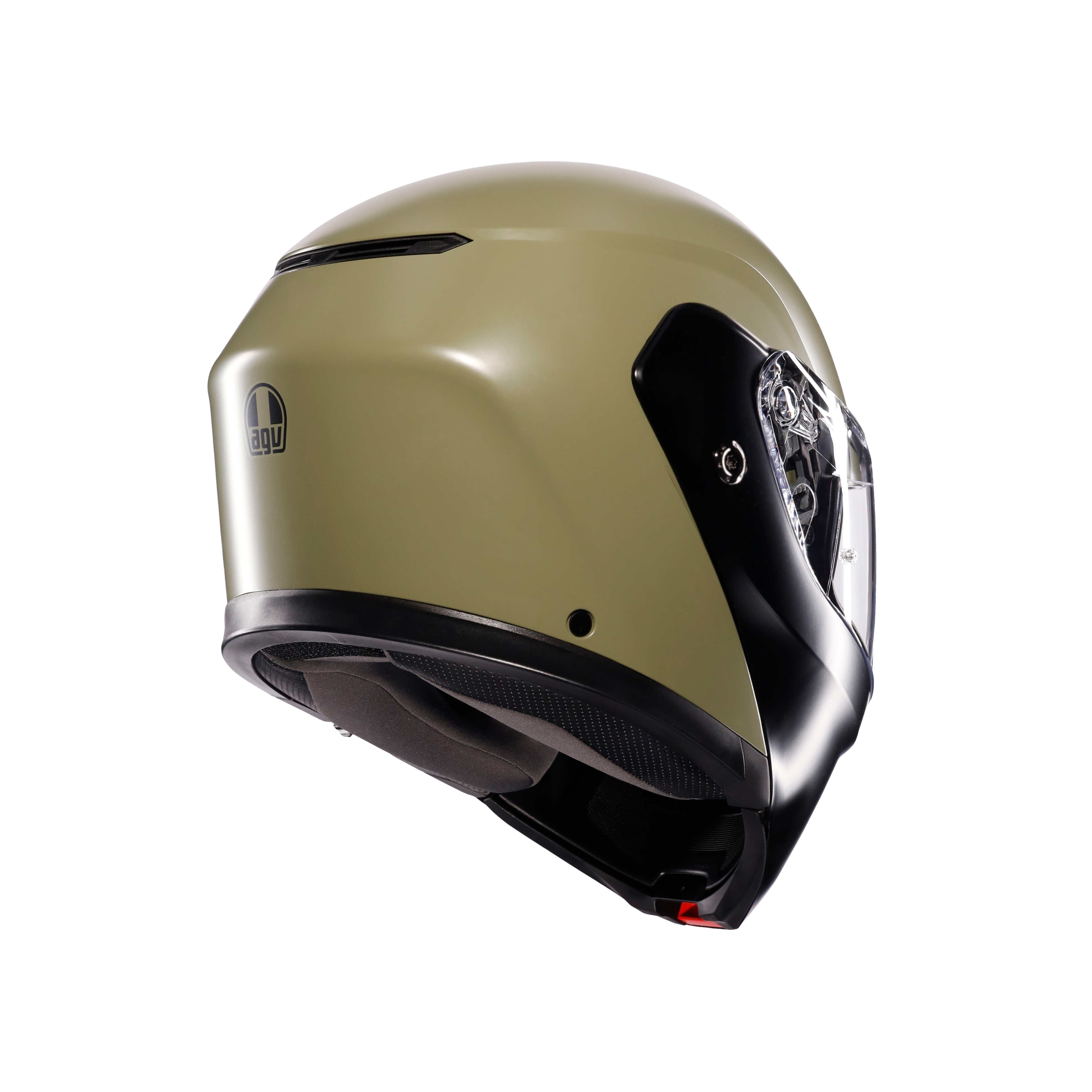 STREETMODULAR MONO MATT PASTELLO GREEN/BLACK - MOTORBIKE FLIP UP HELMET E2206 -  - 6