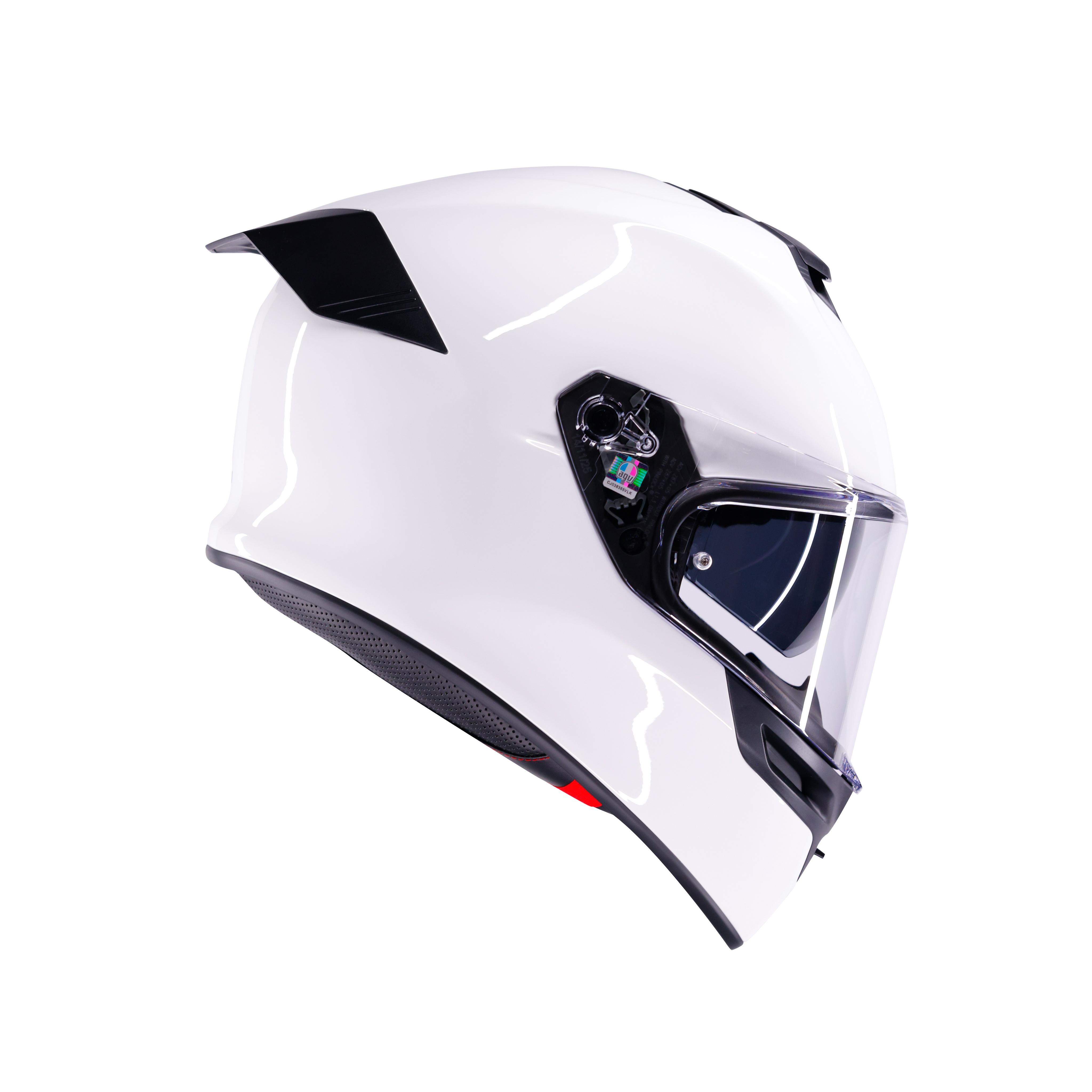 K5 MONO WHITE - FULL-FACE MOTORCYCLE HELMET E2206 -  - 1