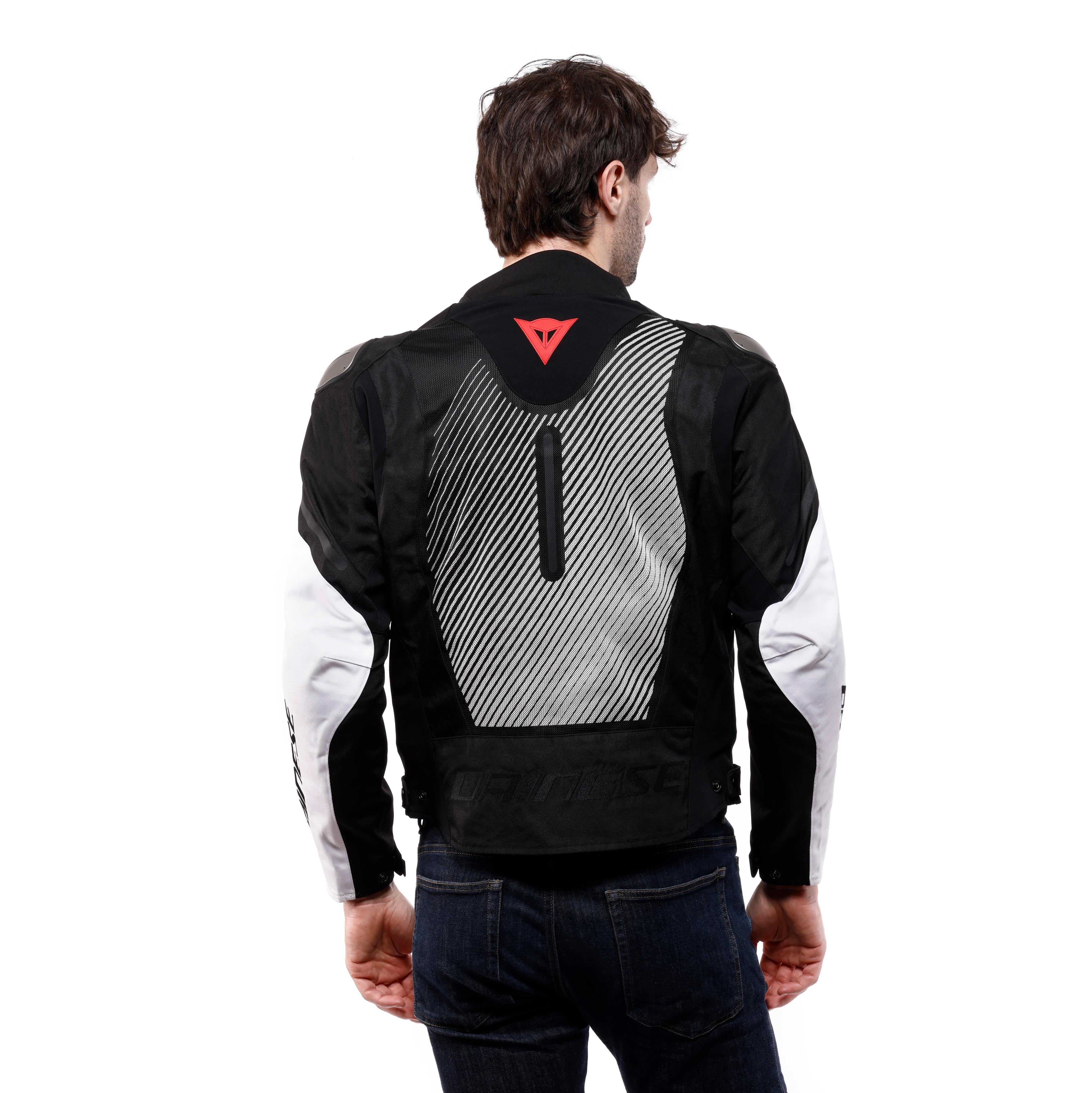 VENTAR AIR TEX - MEN'S SUMMER TEXTILE MOTORCYCLE JACKET - BLACK/WHITE/RED - 4