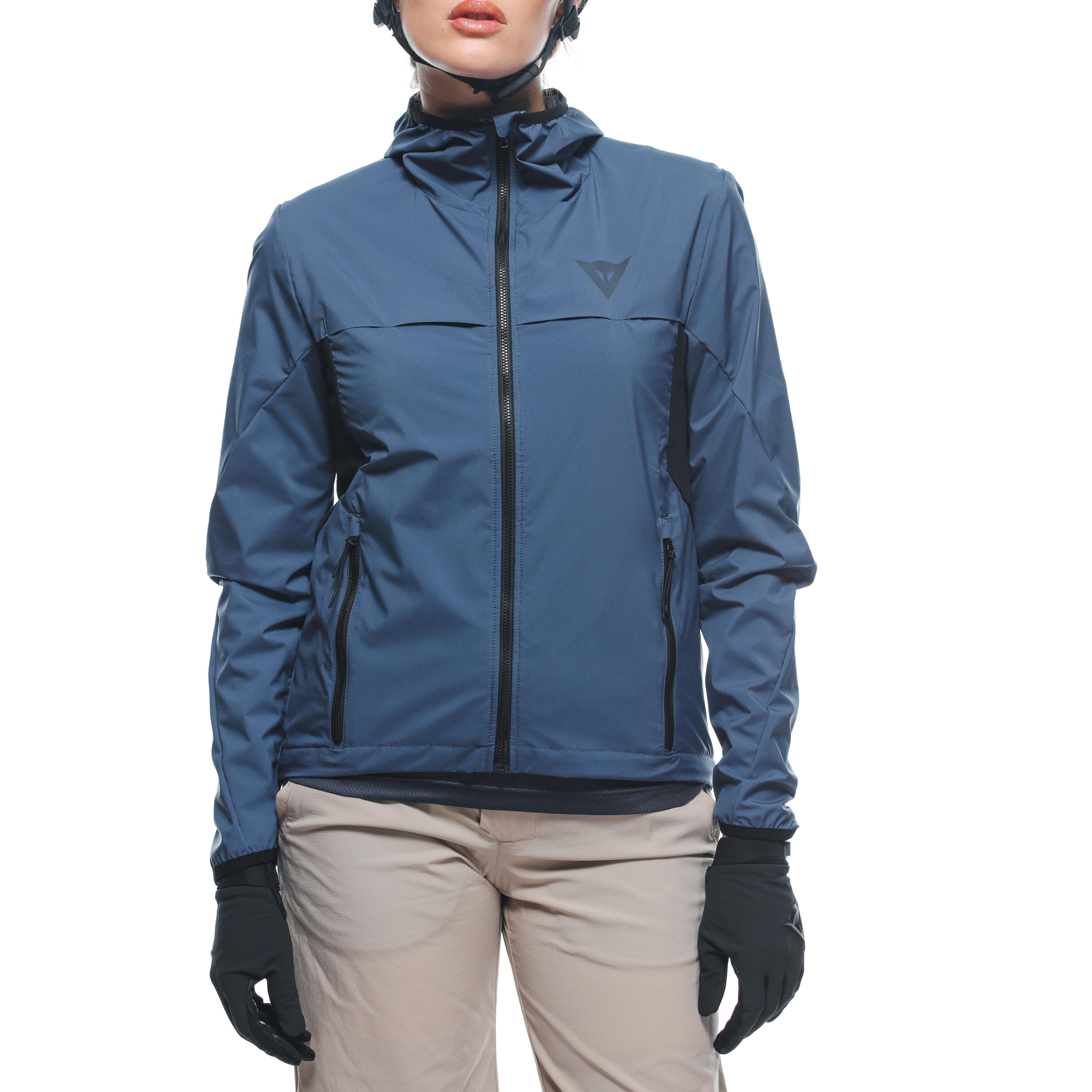 HGC HYBRID - WOMEN'S WINDPROOF BIKE JACKET - DARK-GRAY - 7