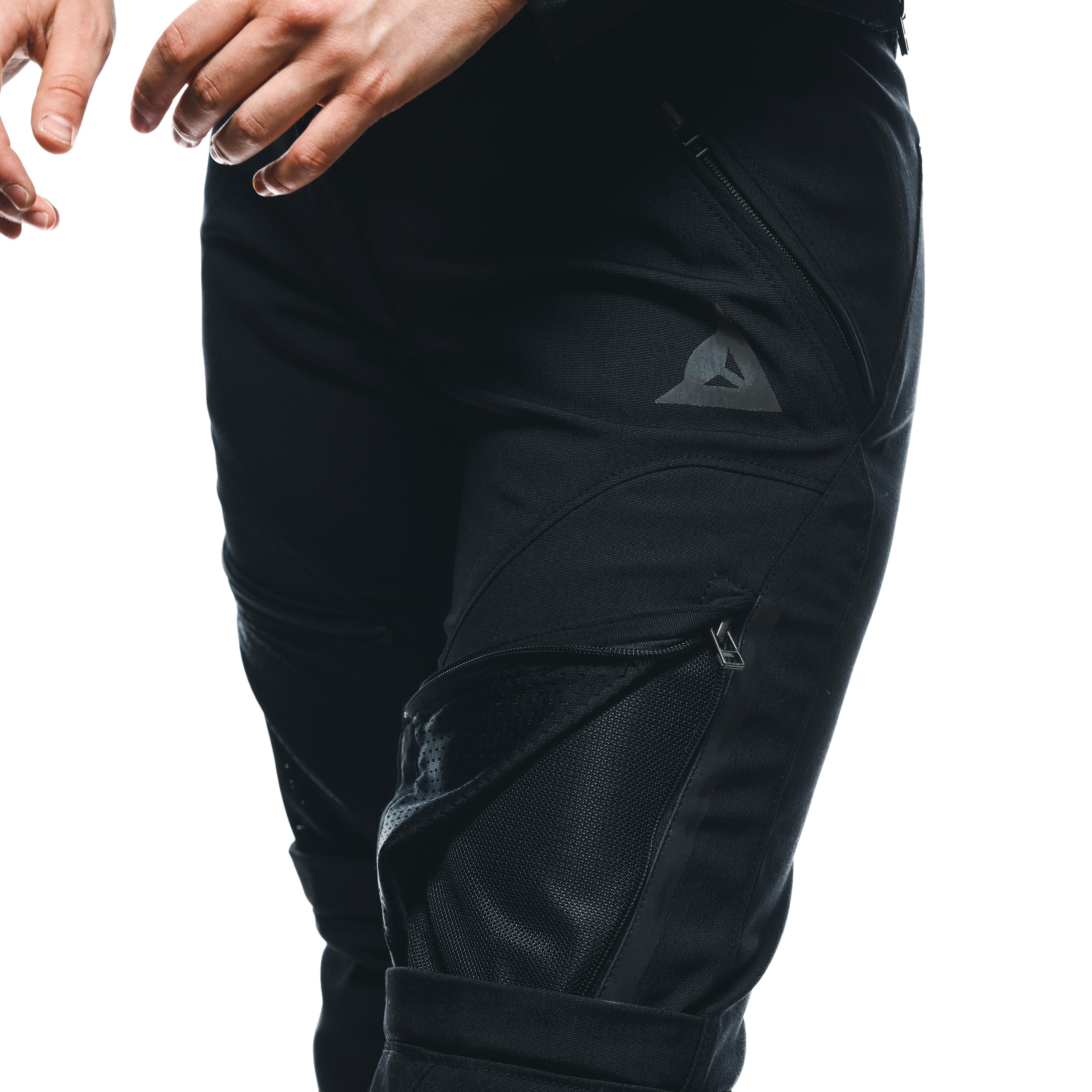 DRAKE 2 AIR - WOMEN'S SUMMER MOTORCYCLE PANTS IN FABRIC - BLACK/BLACK - 9