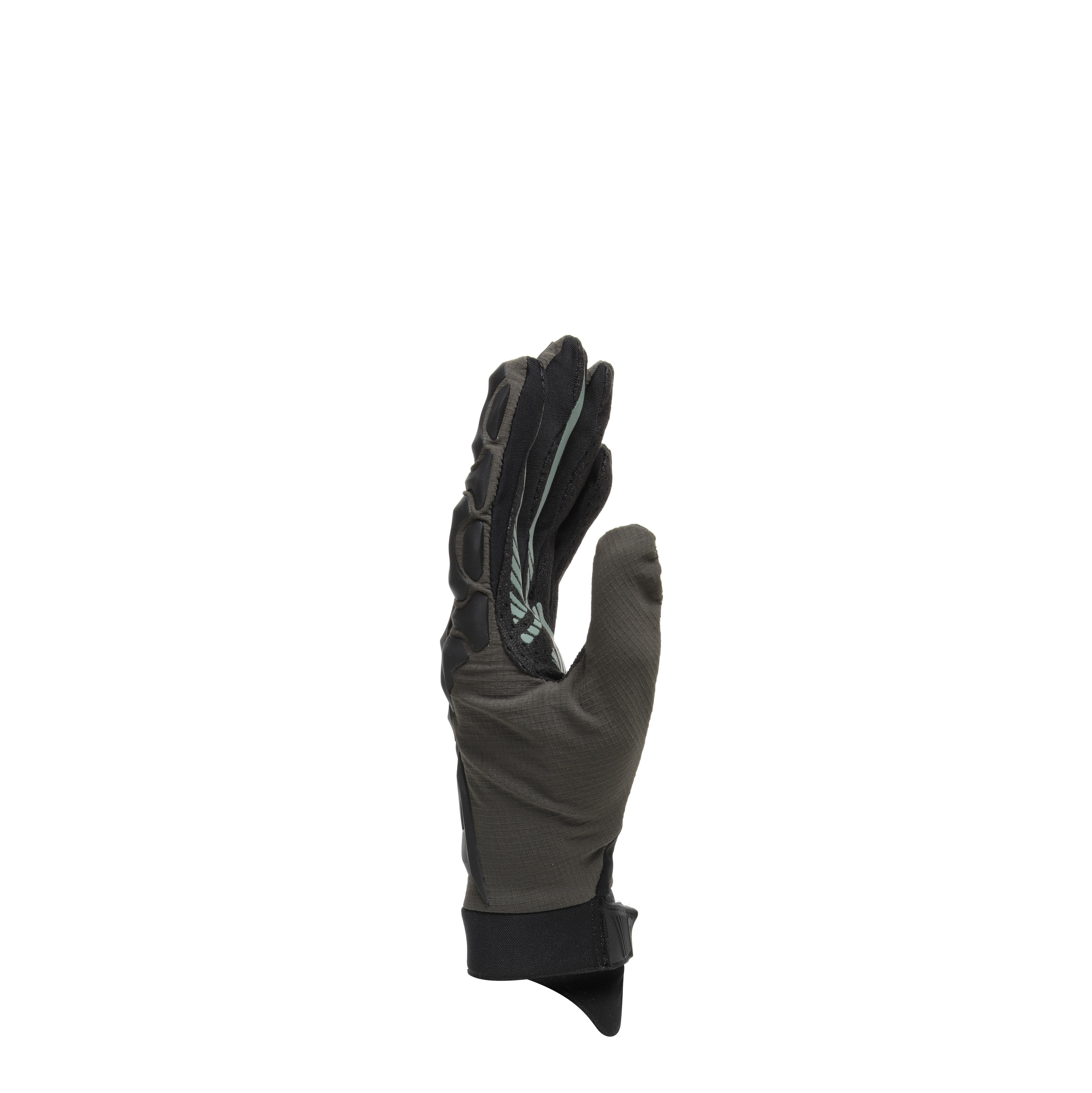 HGR EXT - GANTS DE V&Eacute;LO UNISEXE - BLACK/MILITARY-GREEN - 2