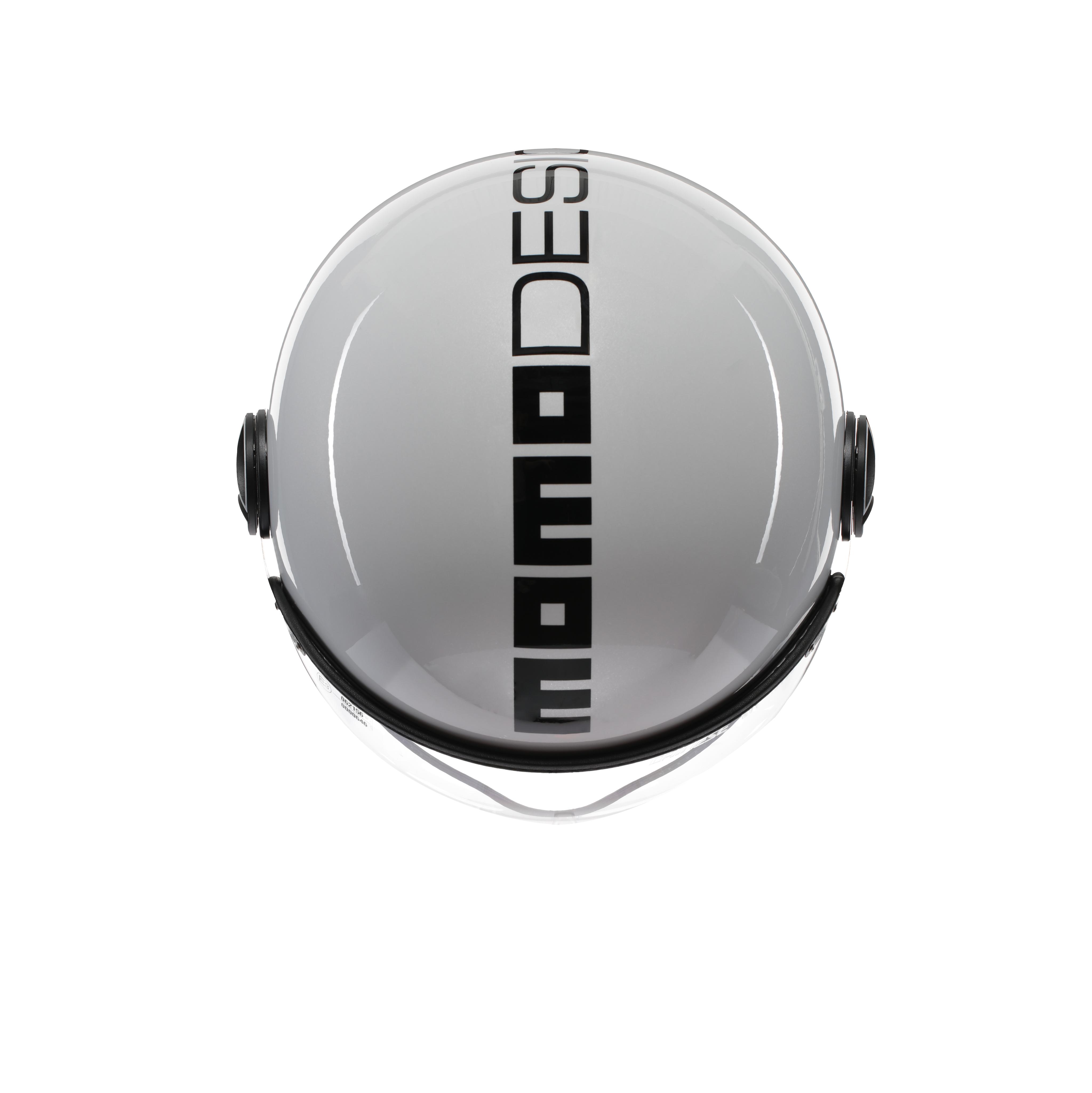 MOMODESIGN FGTR EVO WEISS QUARZ / SCHWARZ - JET-HELM MIT DOPPELVISIER E2206 -  - 6