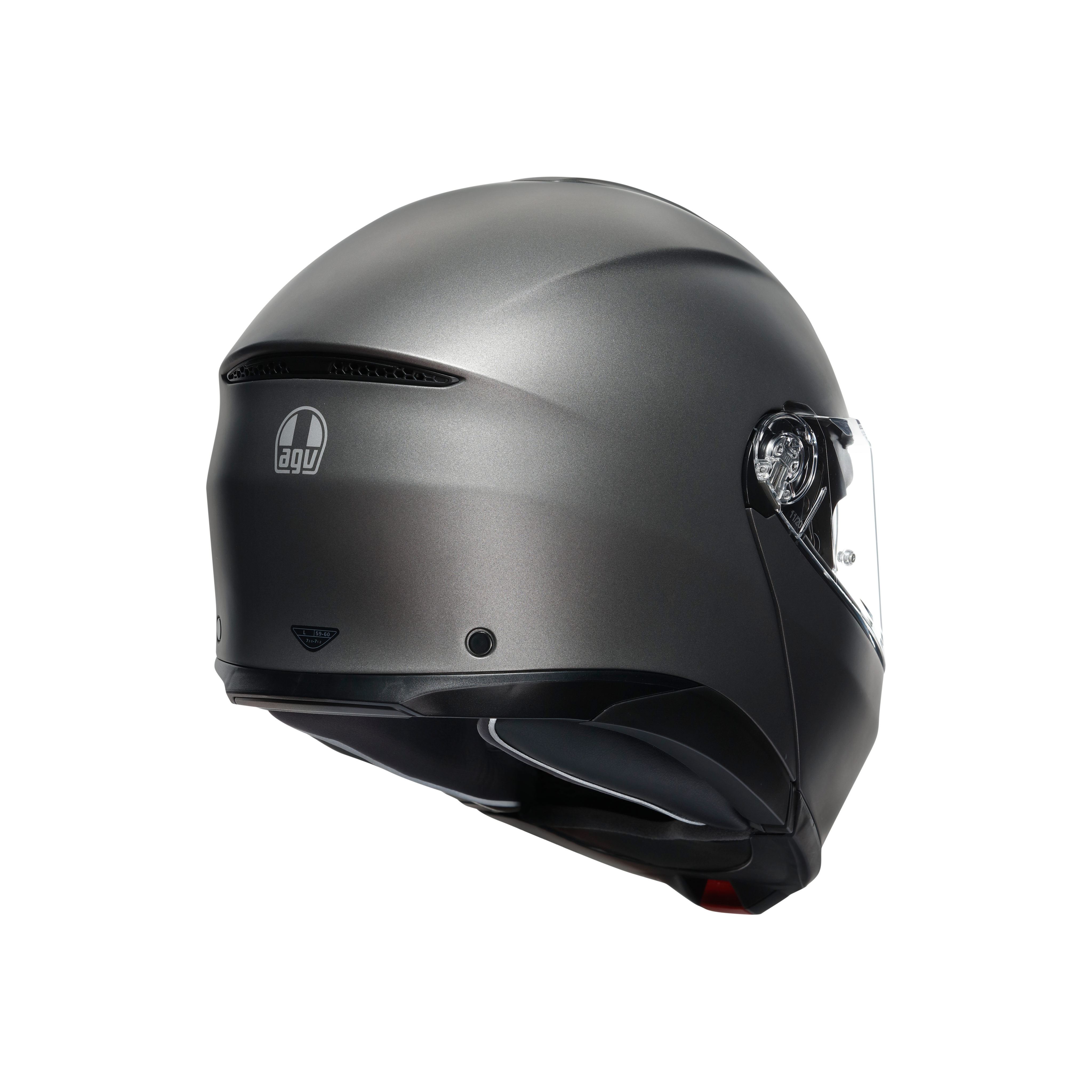 TOURMODULAR LUNA GREY MATT - CASQUE MOTO MODULAIRE E2206 -  - 4
