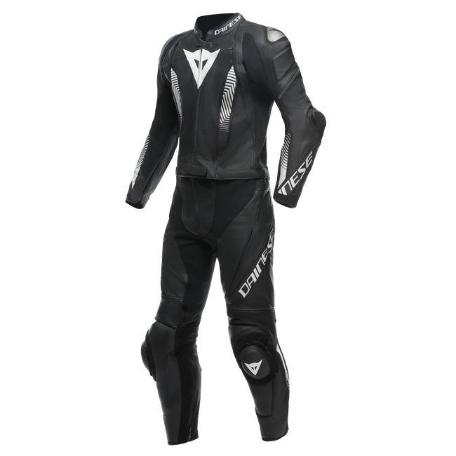 Dainese Men's Black/Black/White - Laguna Seca 5 - 2 - Two Pieces - 58