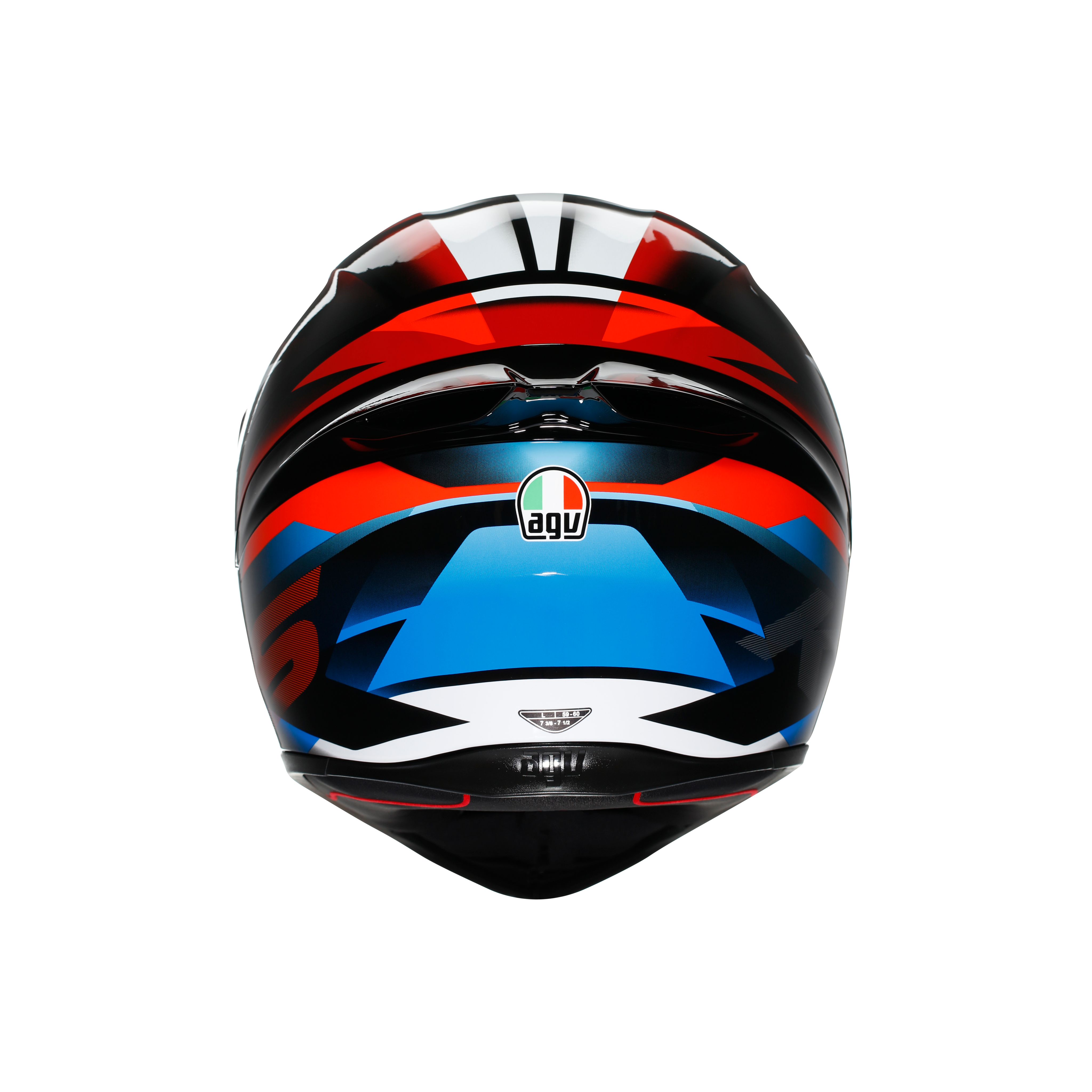 K1 S FASTLAP BLACK/RED/BLUE - CASCO MOTO INTEGRAL DOT (E2206) -  - 3