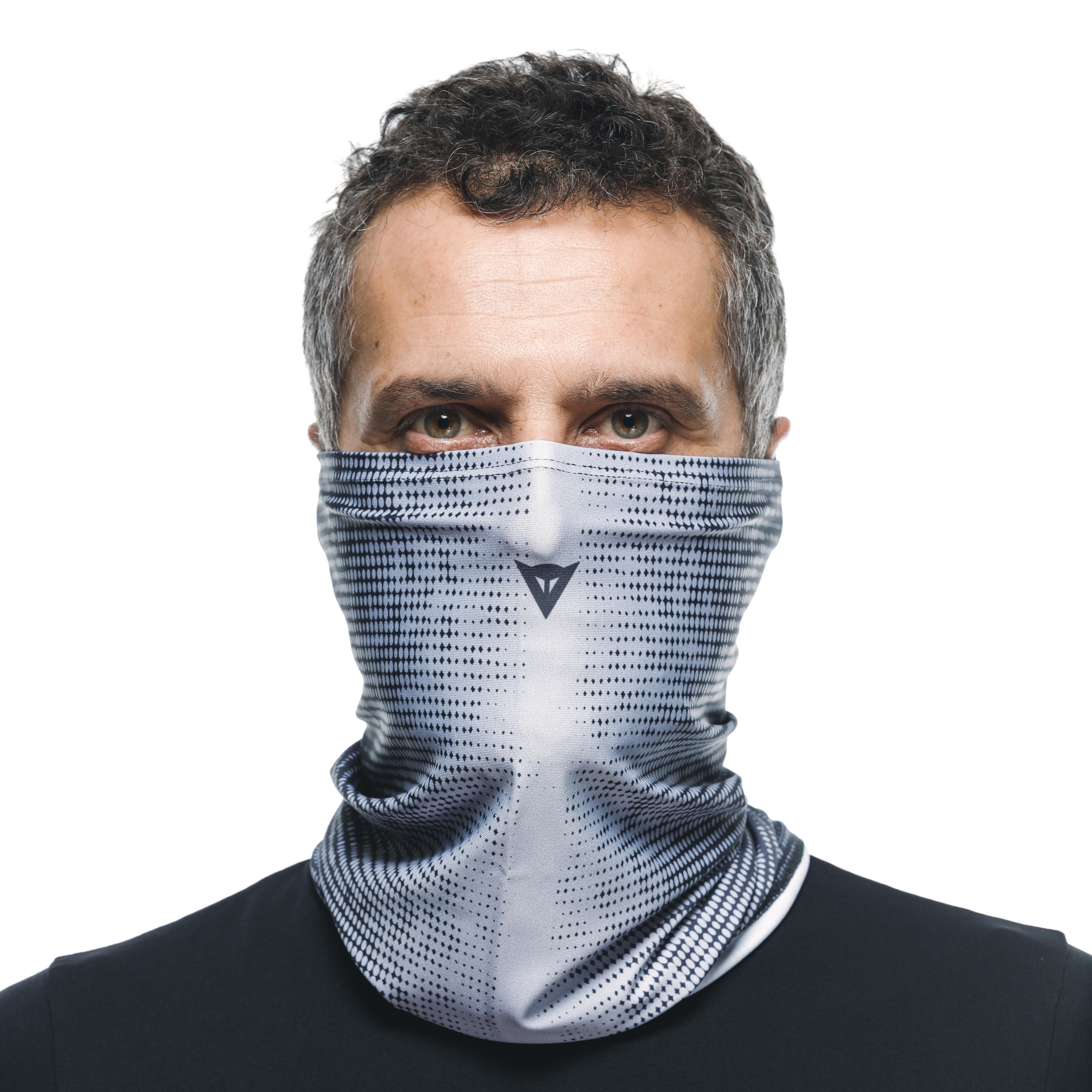 MOTORCYCLE NECK WARMER UNISEX - BASE LAYER SUMMER - GREY - 2