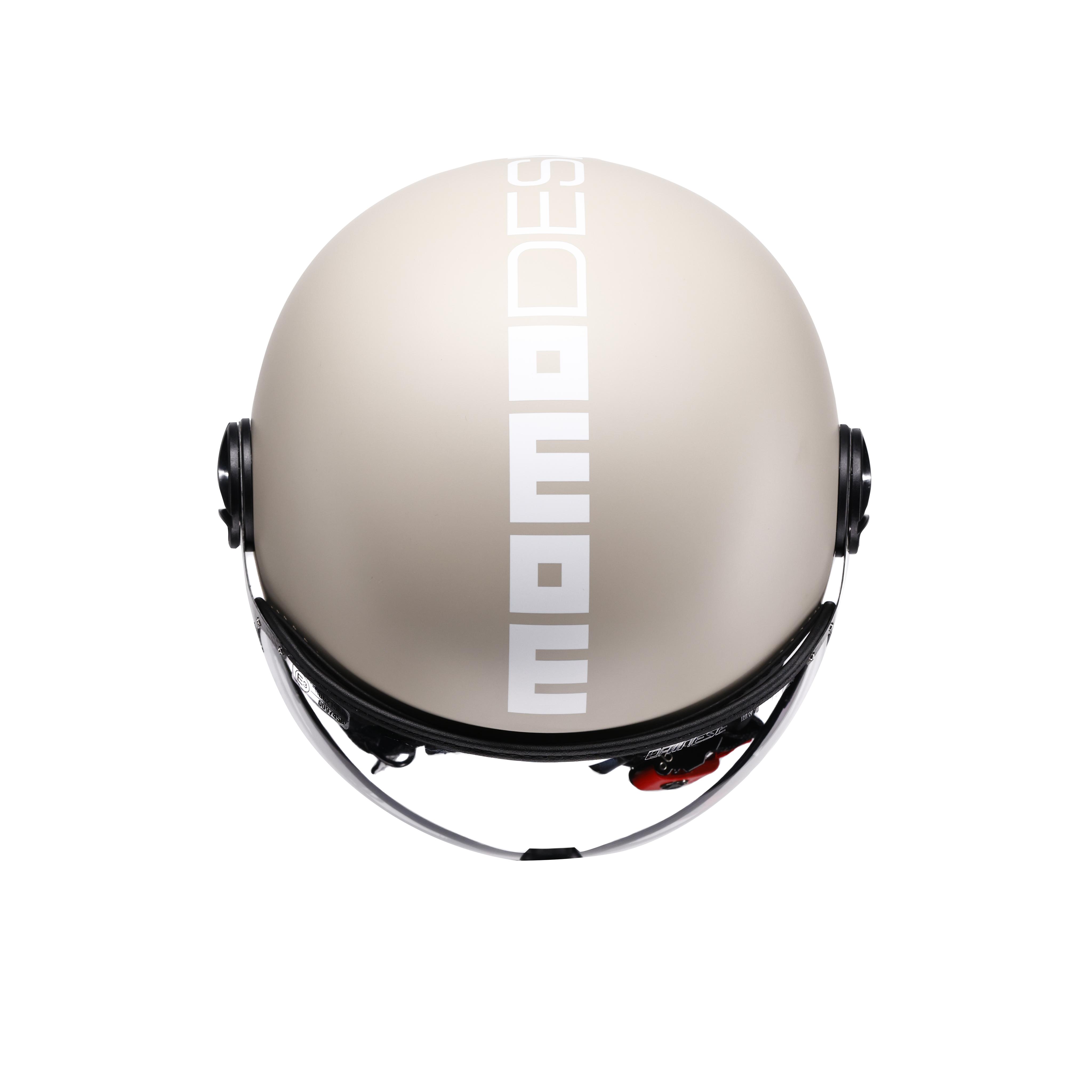 MOMODESIGN FGTR CLASSIC - JET-HELM MIT VISIER E2206 - CANDY MATT MALTED MILK/WHITE -  - 6