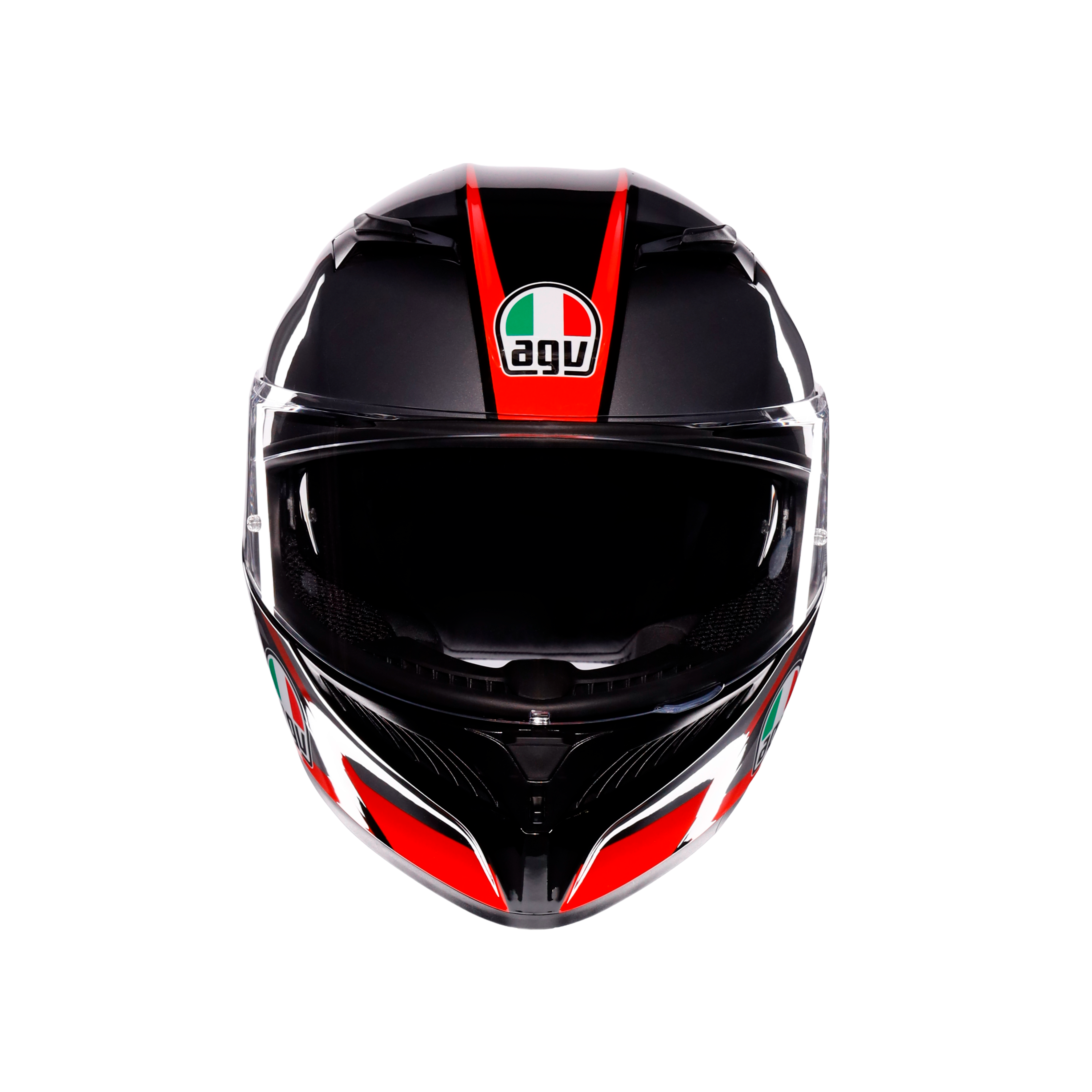 K3 STRIGA BLACK/GREY/RED - CASQUE MOTO INT&Eacute;GRAL E2206 -  - 7