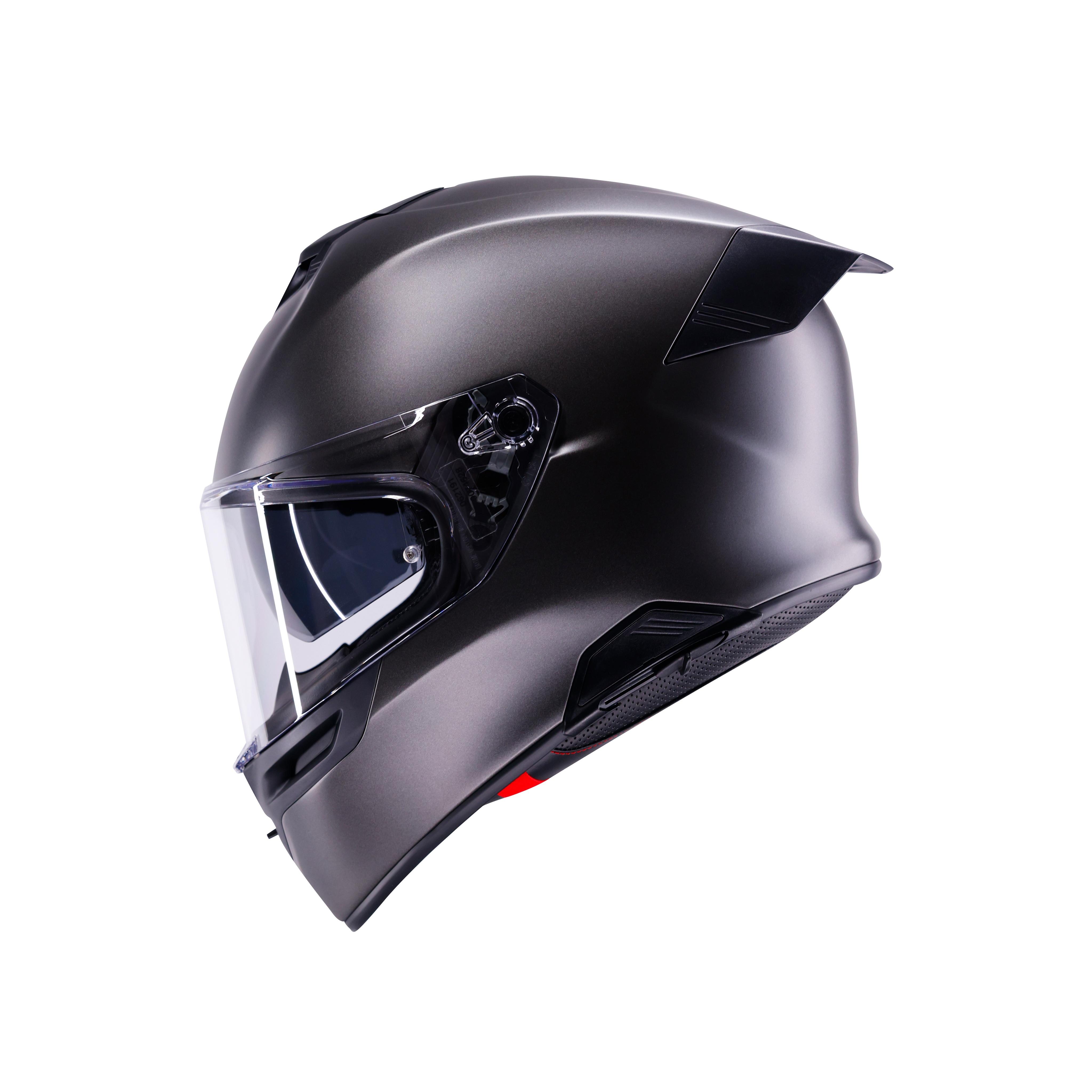 K5 MONO MATT ASFALTO GREY - FULL-FACE MOTORCYCLE HELMET E2206 -  - 2