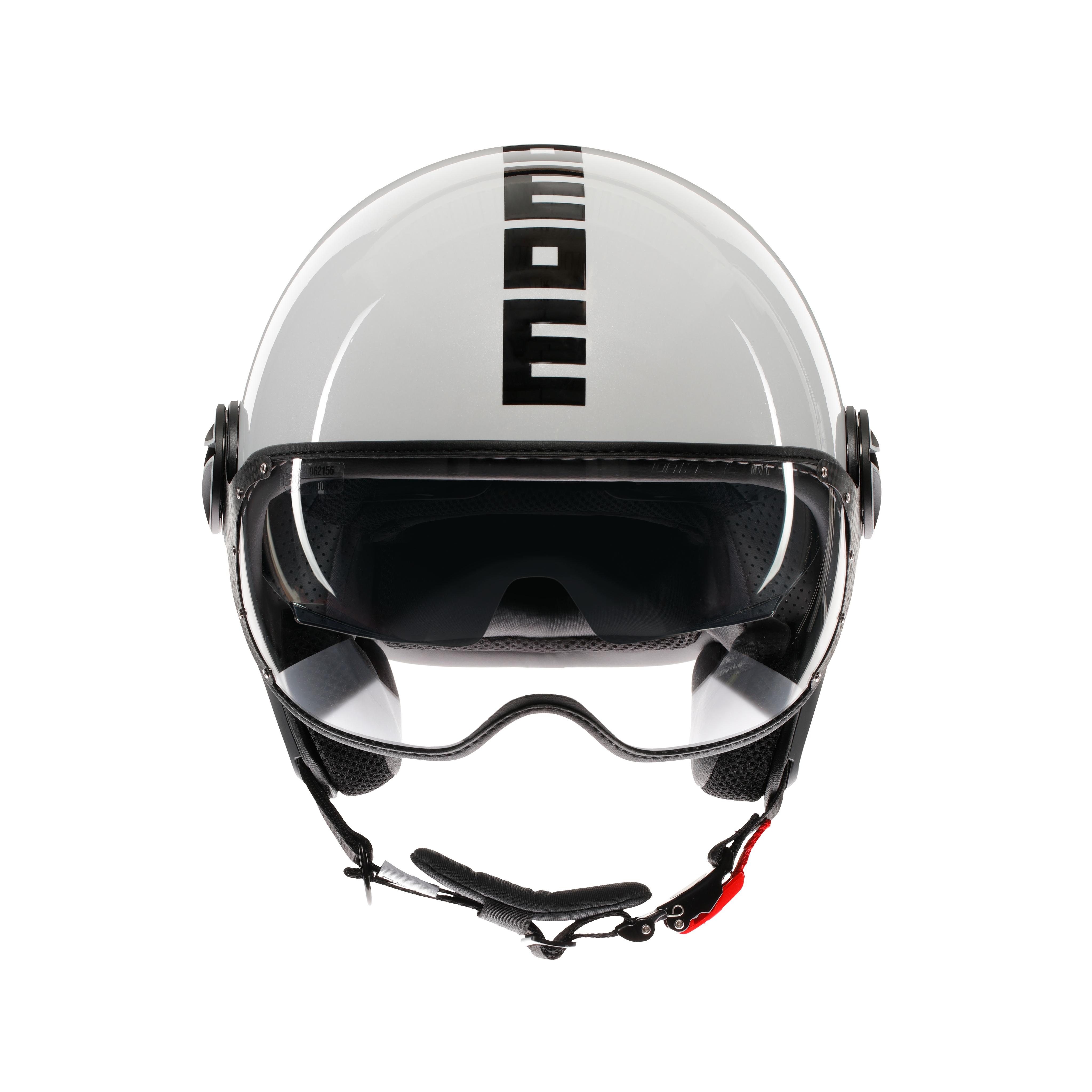 MOMODESIGN FGTR EVO WEISS QUARZ / SCHWARZ - JET-HELM MIT DOPPELVISIER E2206 -  - 2