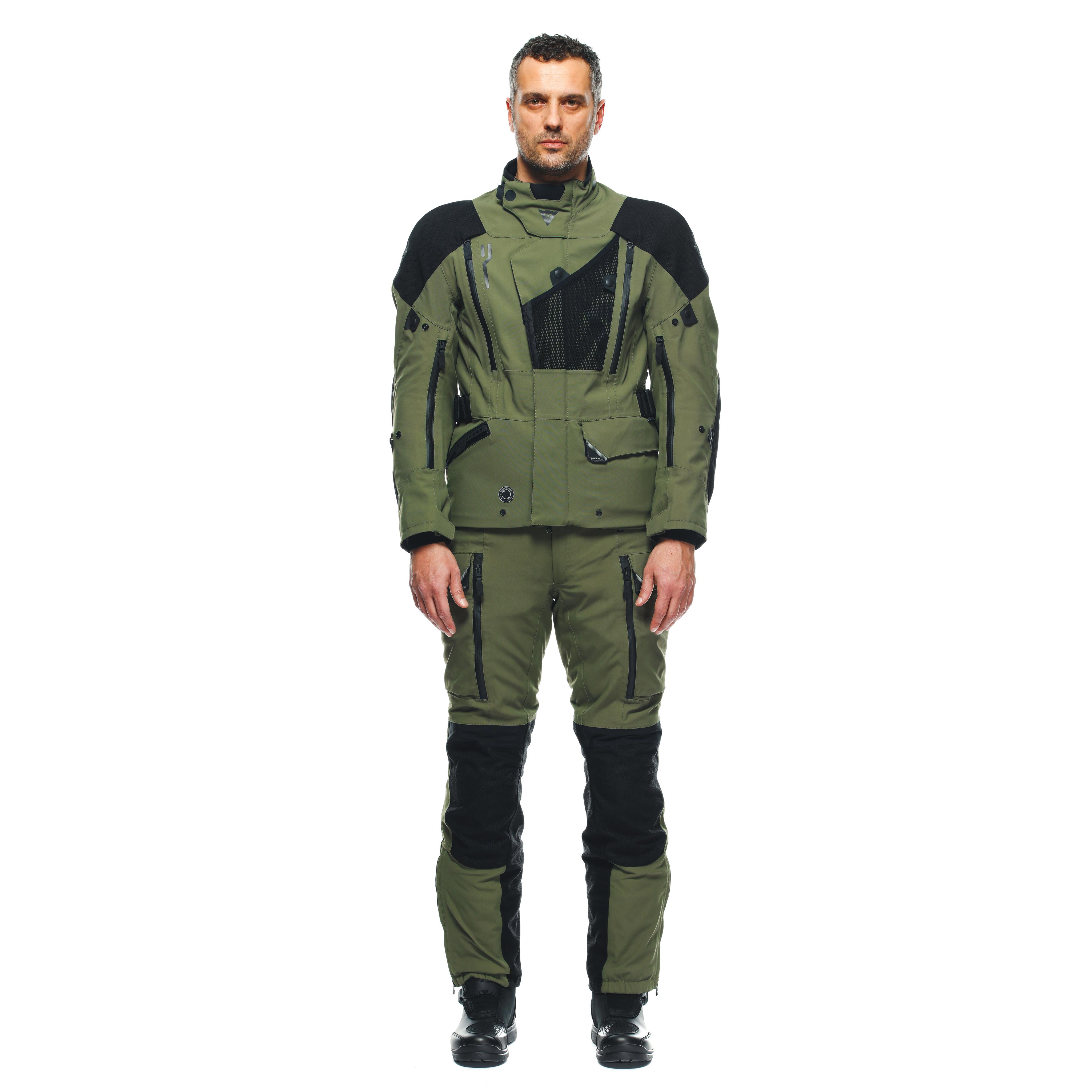HEKLA ABSOLUTESHELL&trade; PRO 20K - MEN'S WATERPROOF MOTORCYCLE JACKET - ARMY-GREEN/BLACK - 3