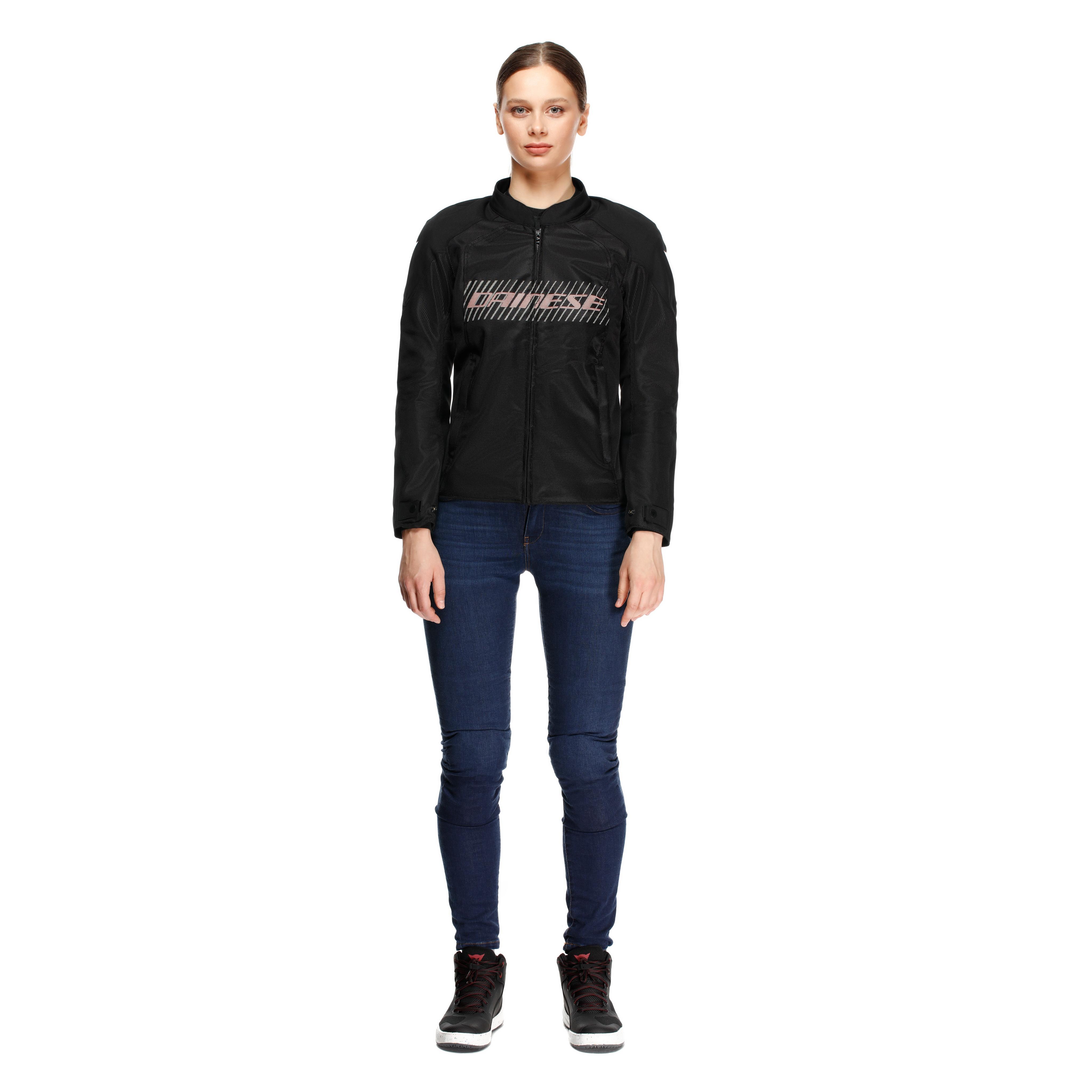 HEROSPHERE AIR - GIACCA MOTO ESTIVA DONNA - BLACK/WHITE/PEACH - 16