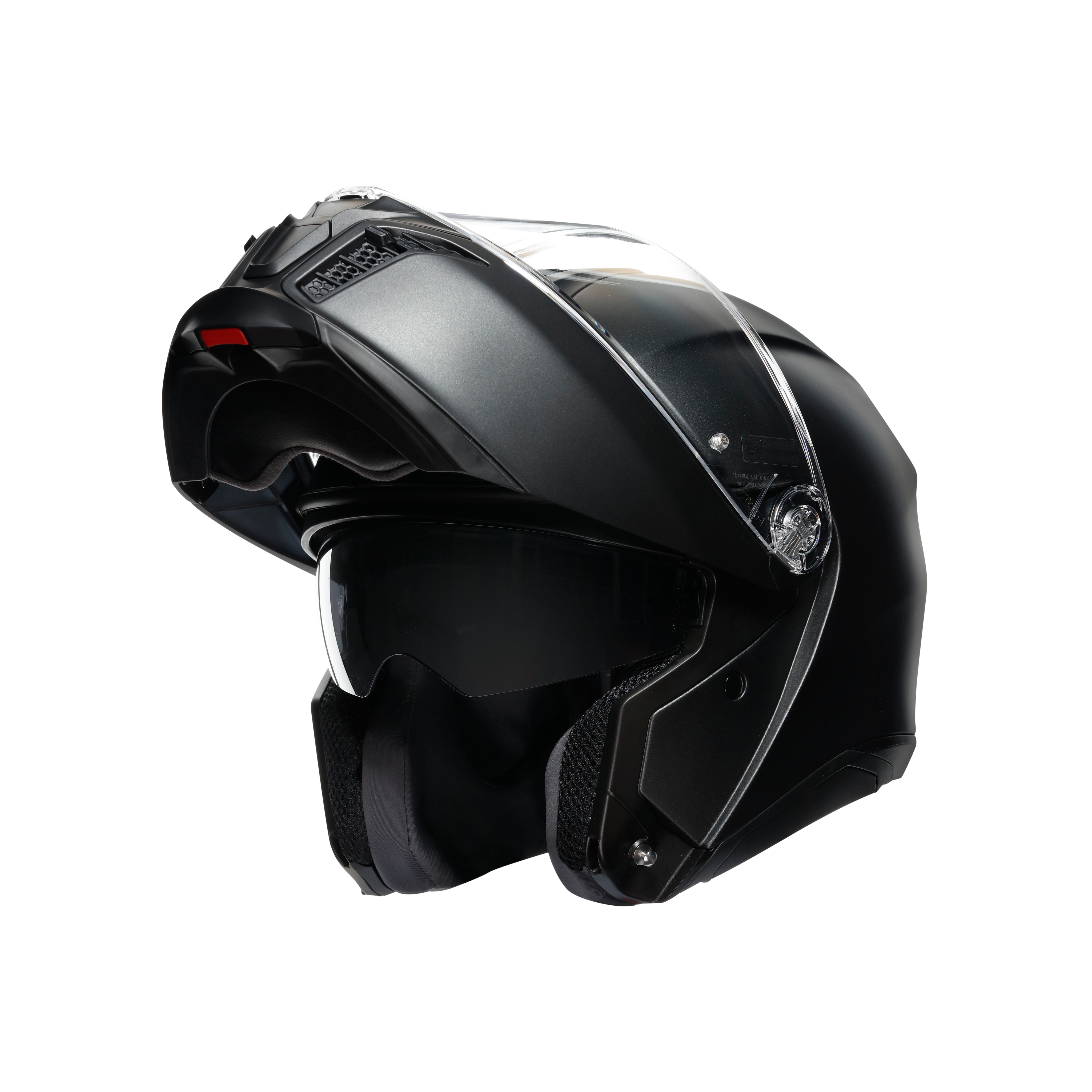 TOURMODULAR MATT BLACK - MOTORBIKE FLIP UP HELMET E2206 -  - 10