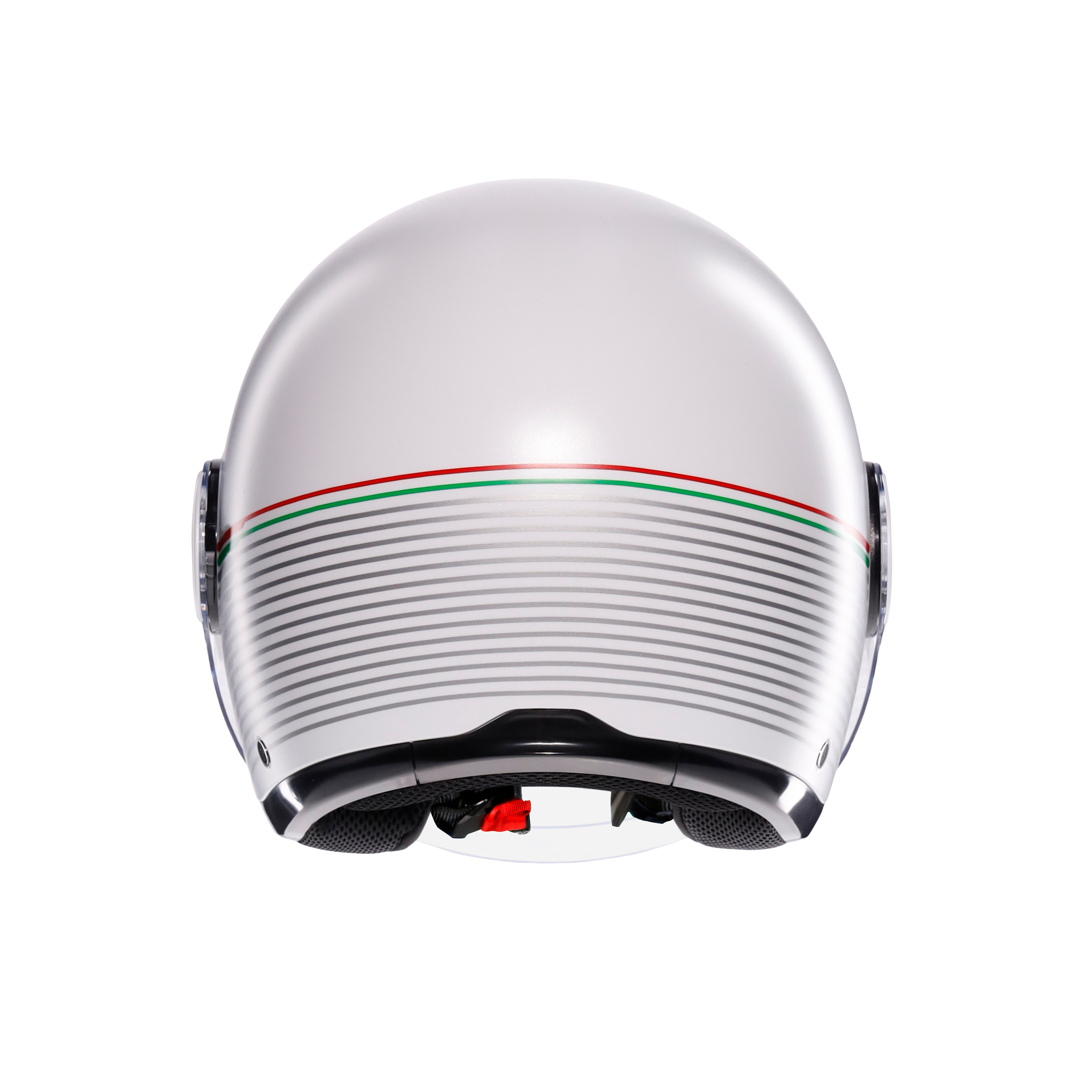 ETERES CAPOLIVERI MATT WHITE/ITALY - CASQUE MOTO JET E2206 -  - 3