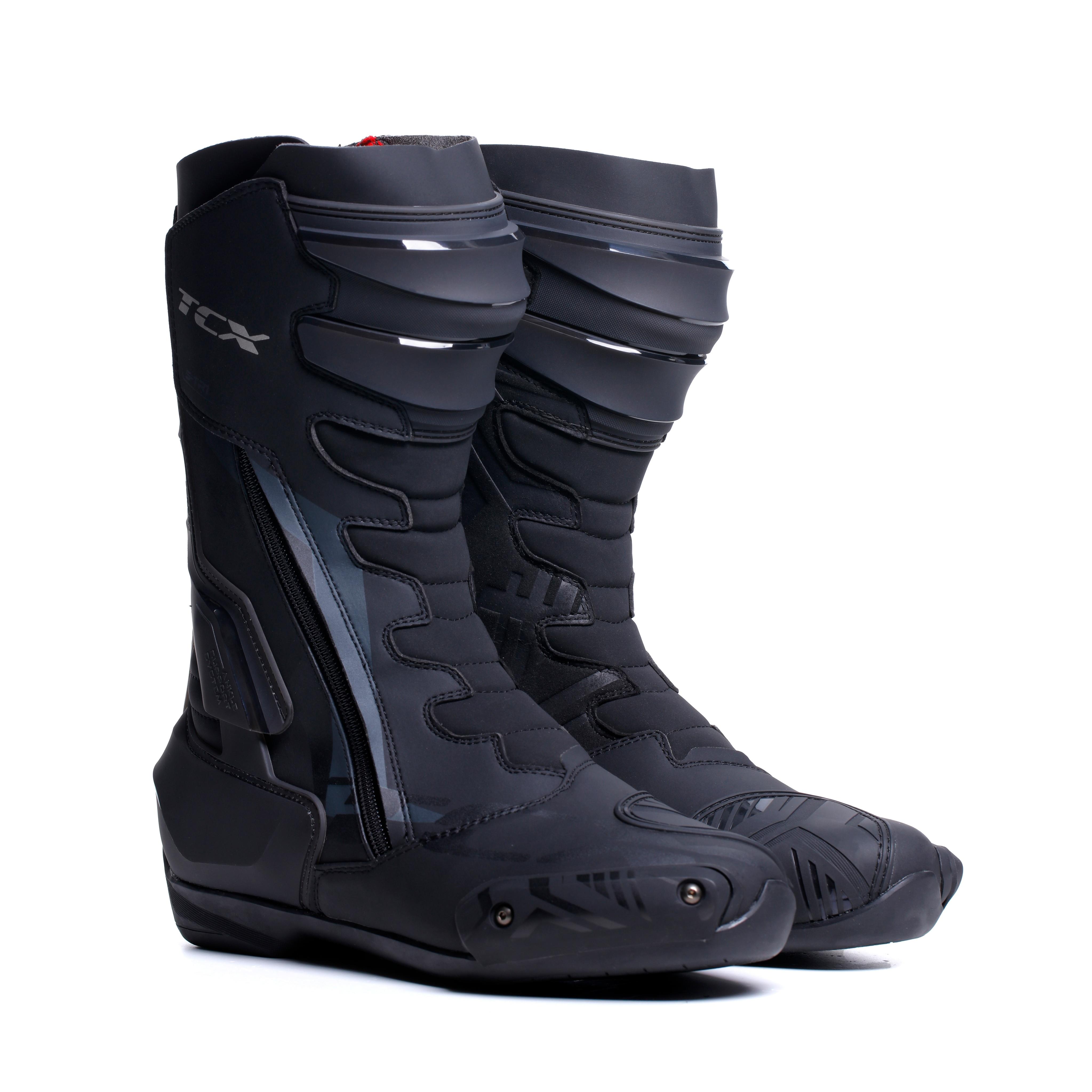S-TR1 MEN'S MOTORCYCLE BOOTS - BLACK -  - 13