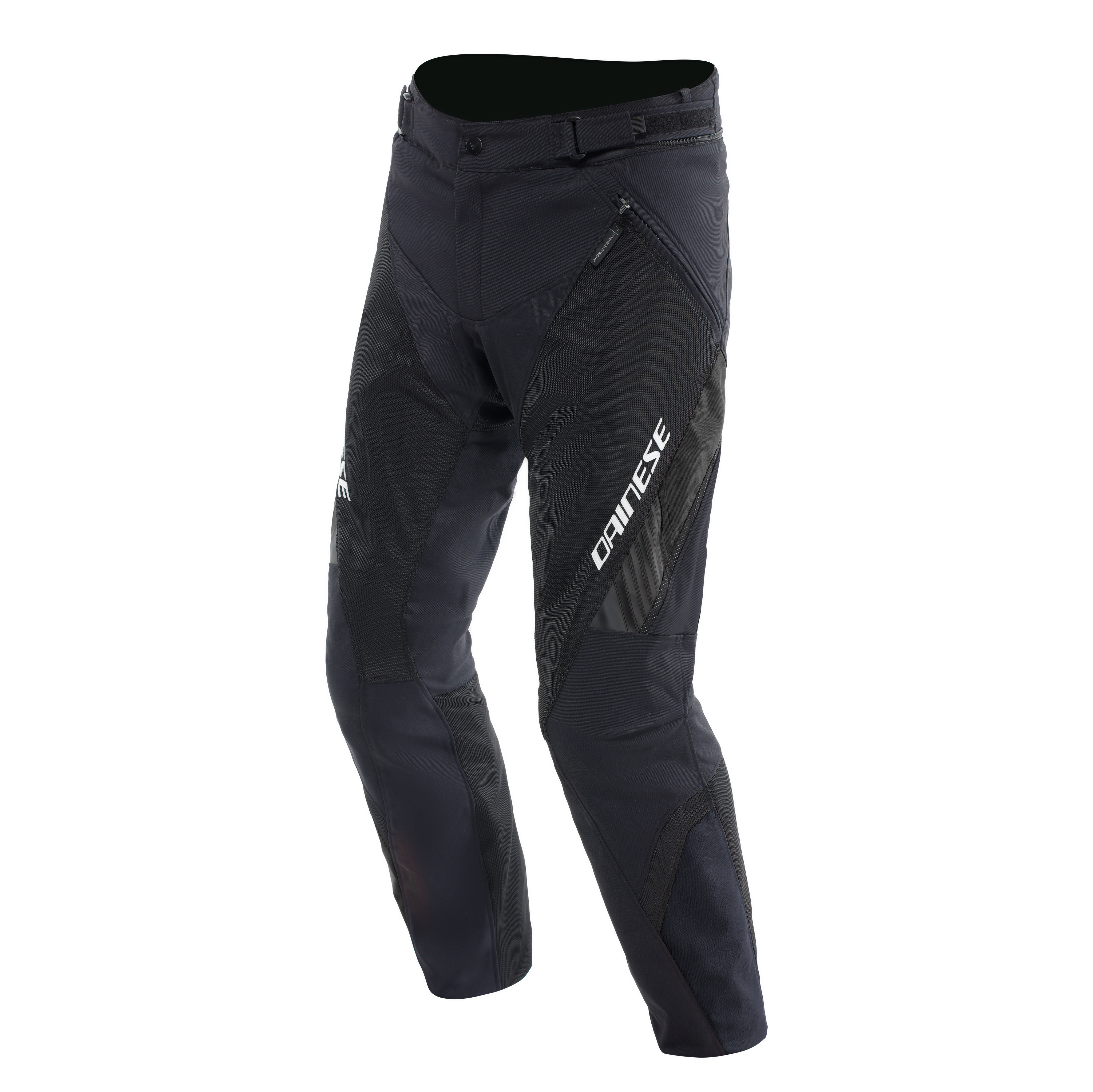 DRAKE 2 AIR ABS&Oslash;LUTESHELL - MEN'S WATERPROOF MOTORCYCLE SUMMER PANTS - BLACK/BLACK - 1