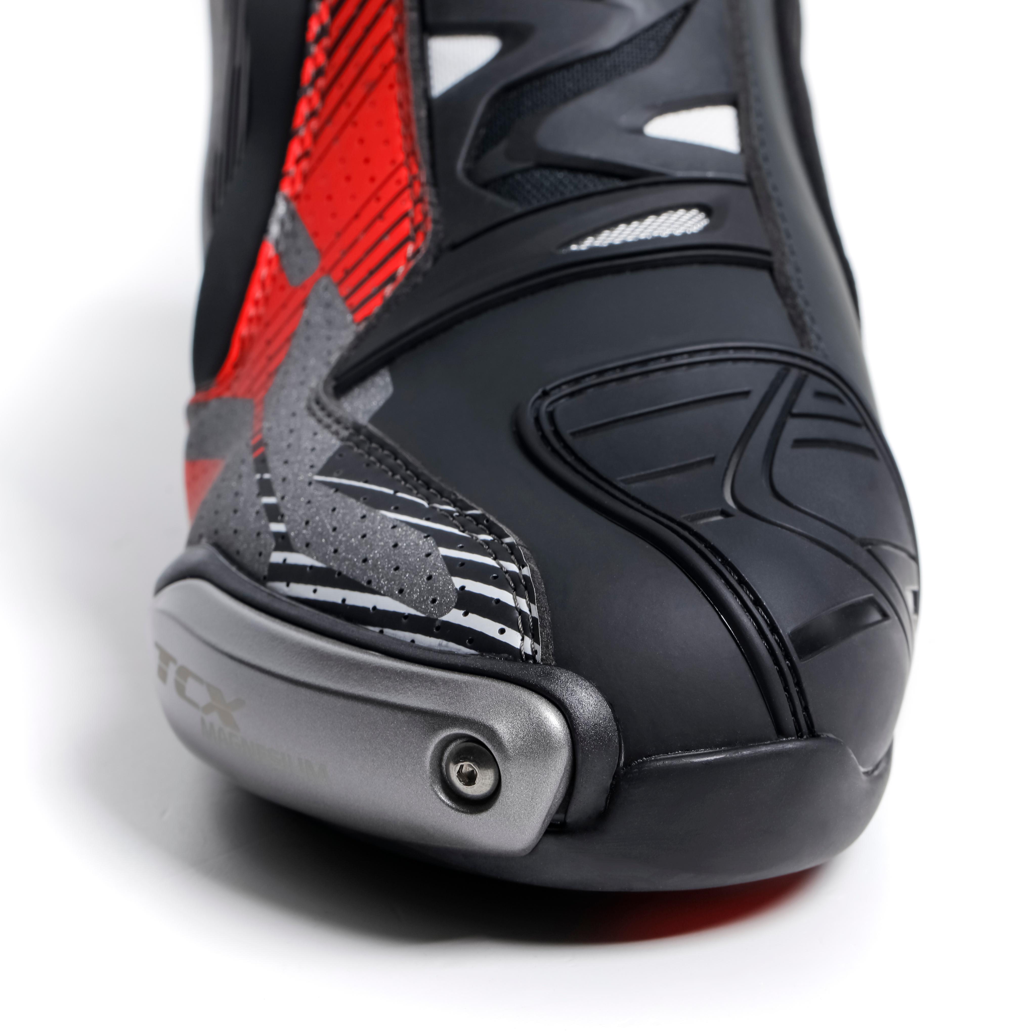 RT-RACE PRO AIR MEN'S MOTORCYCLE RACING BOOTS - BLACK/RED/WHITE -  - 9